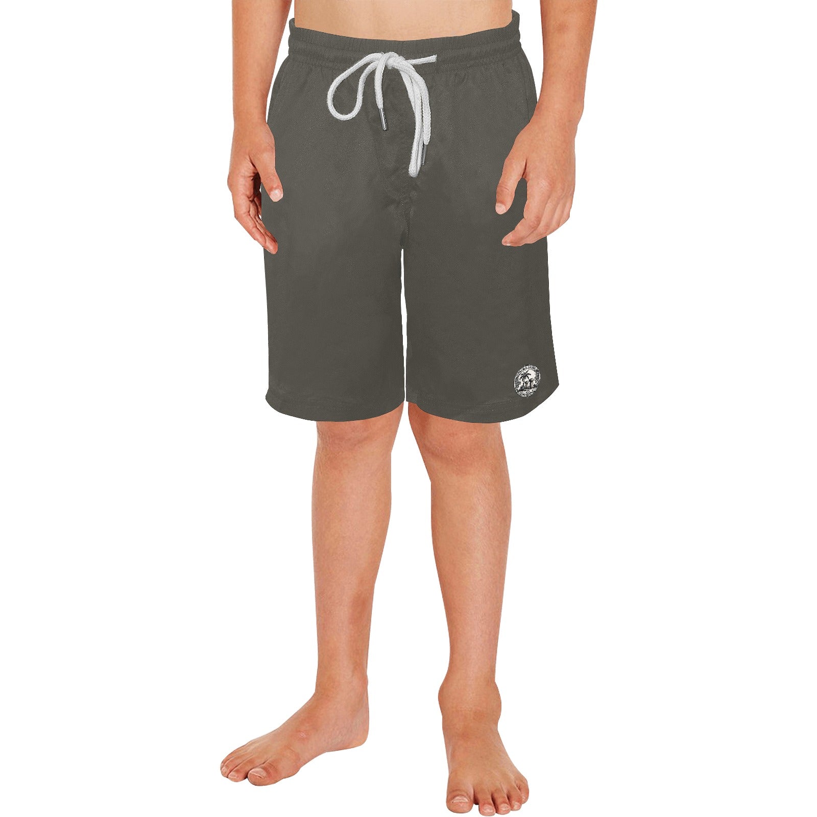 Palm & Stone Logo Boys' Causal Beach Shorts (5 colors | XS-XL)