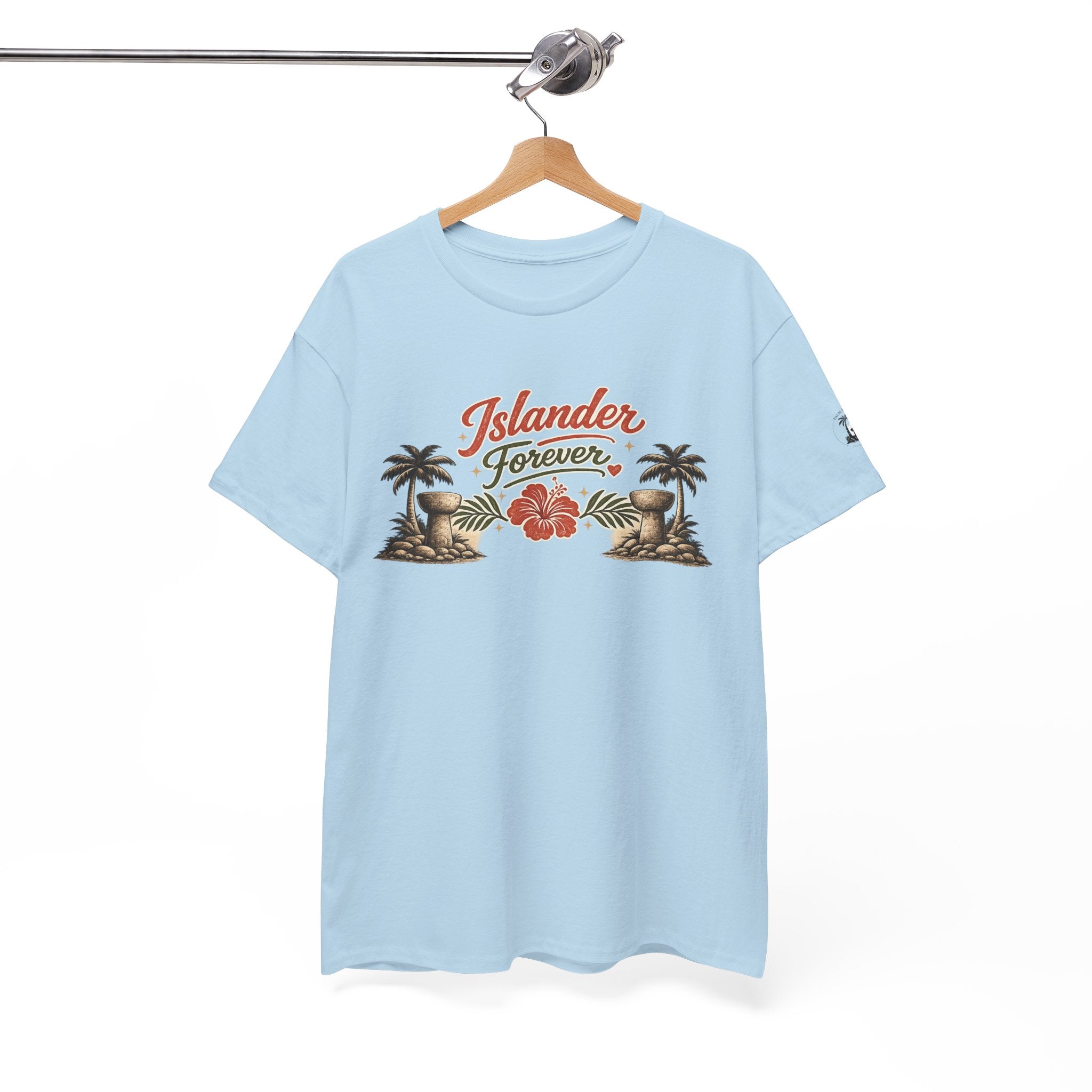 Personalized Islander Forever Unisex Heavy Cotton Tee (sample mockup)