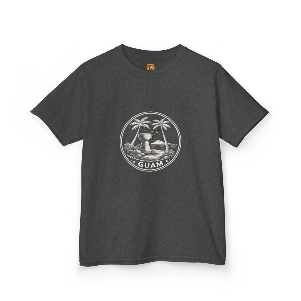 Kids Tee Guam Island Palm Logo