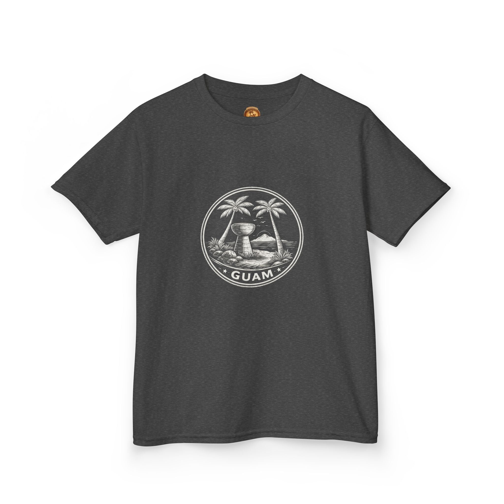 Kids Tee Guam Island Palm Logo