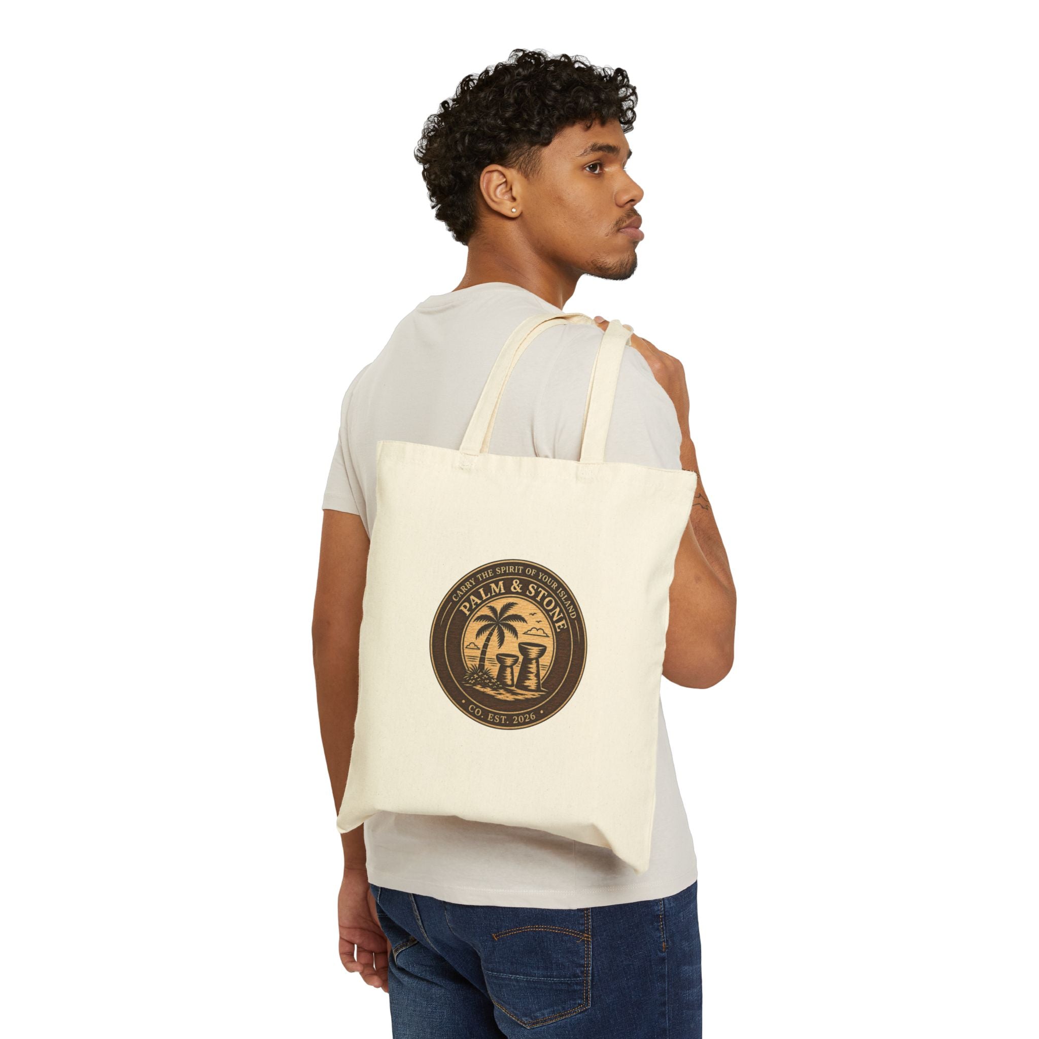 100% Islander Cotton Canvas Tote Bag