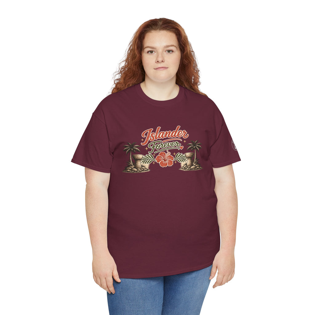 Personalized Islander Forever Unisex Heavy Cotton Tee (sample mockup)