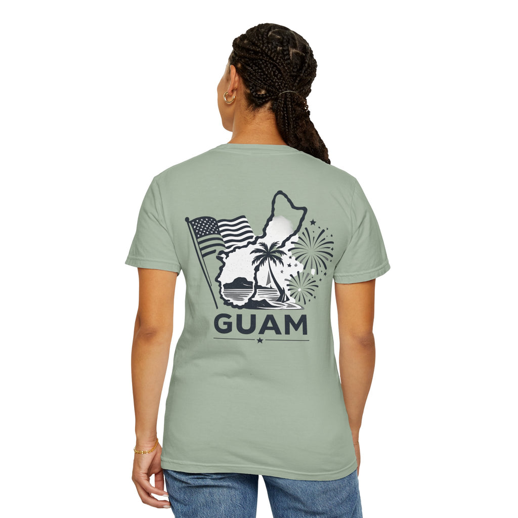 Adults Unisex 4th of July Island-Style T-Shirt