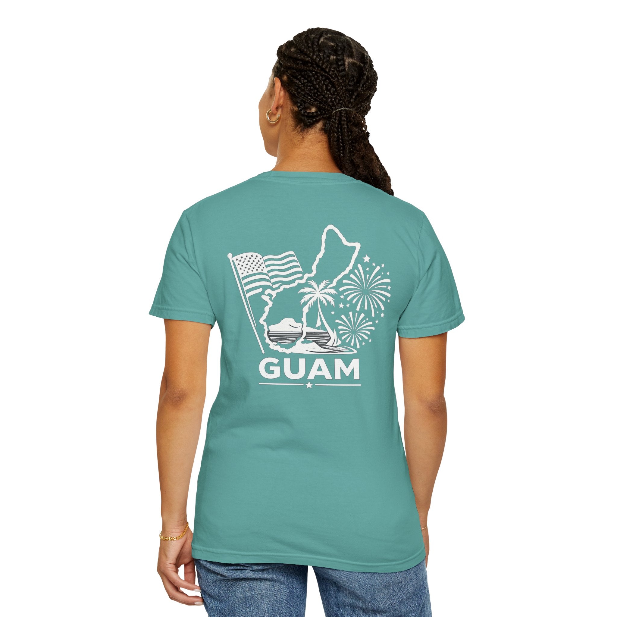 Adults Unisex 4th of July Island-Style T-Shirt