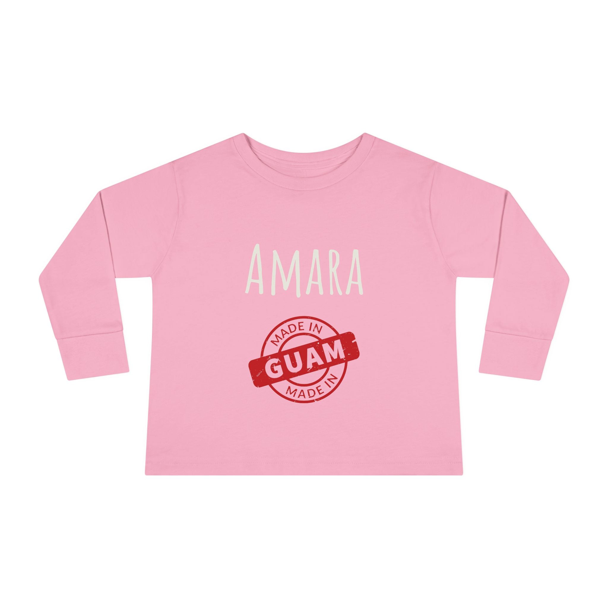 Personalize Made In Guam Kids Long Sleeve Shirt | Customize Name Long Sleeve
