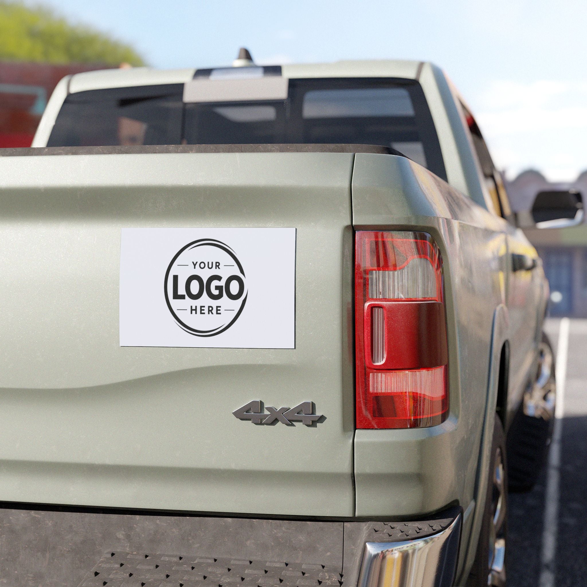 Custom Car Magnet — Personalized Logo Magnetic Sign for Vehicles