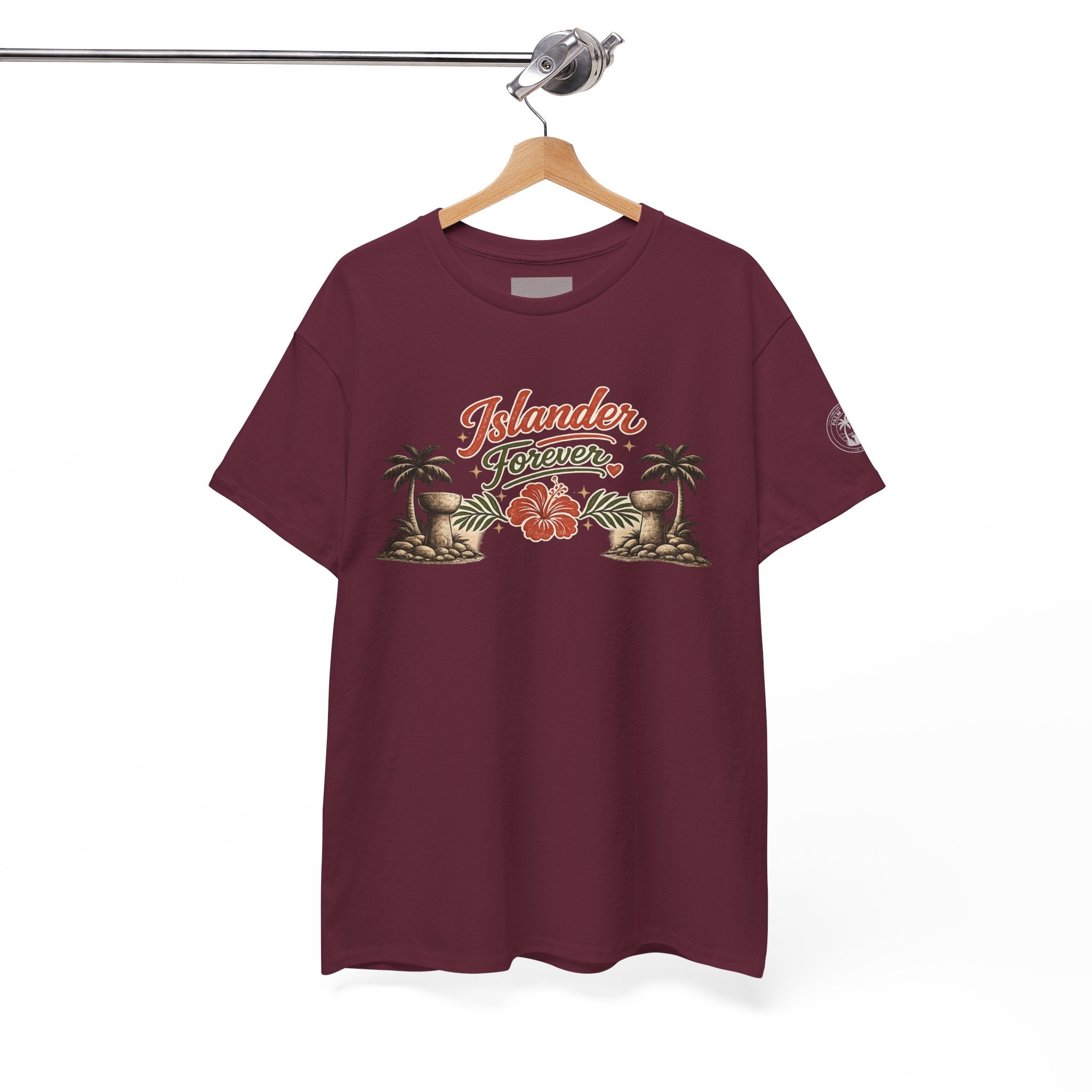 Personalized Islander Forever Unisex Heavy Cotton Tee (sample mockup)