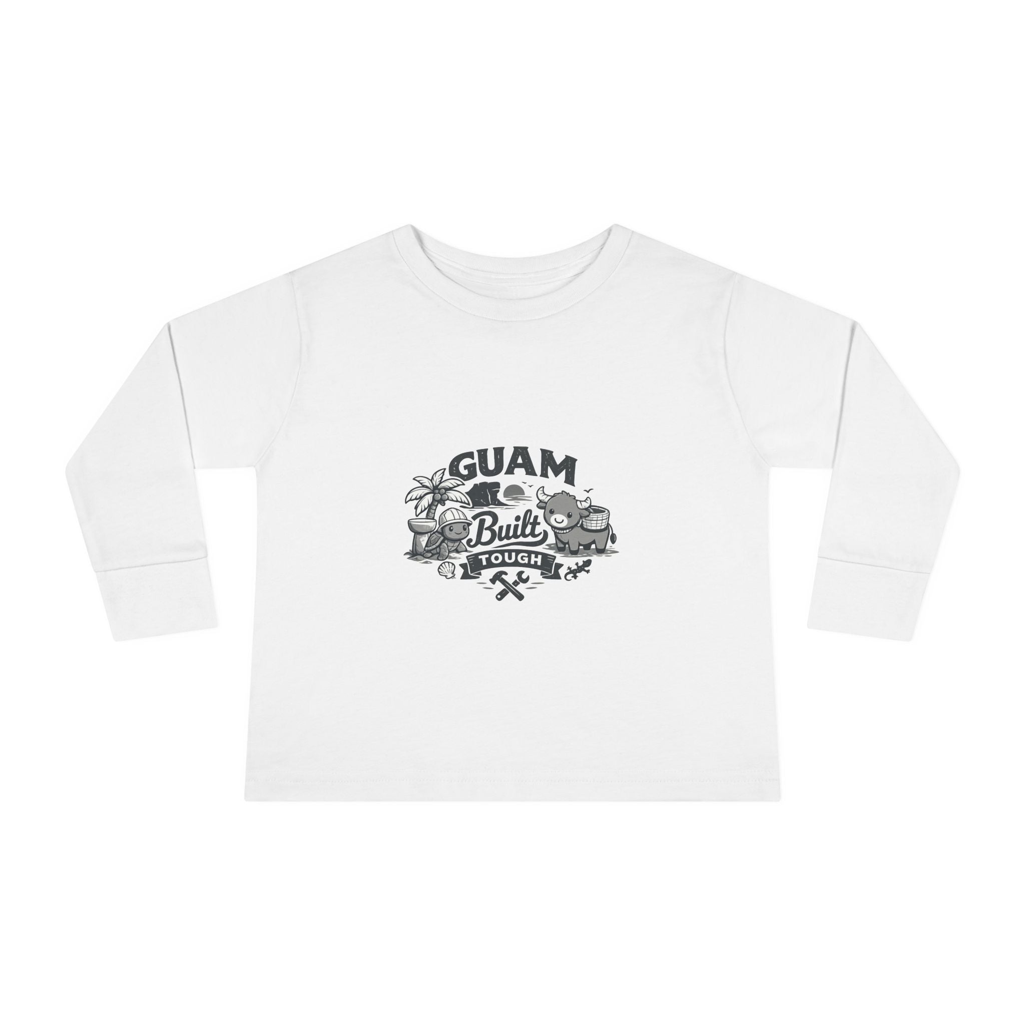 Guam Built Tough Toddler Long Sleeve Tee