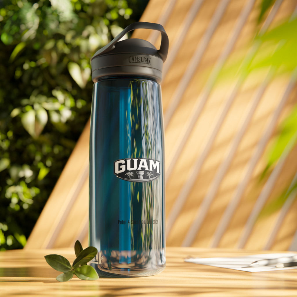 Guam Logo CamelBak Eddy Water Bottle | 20/25oz Durable Sports Bottle