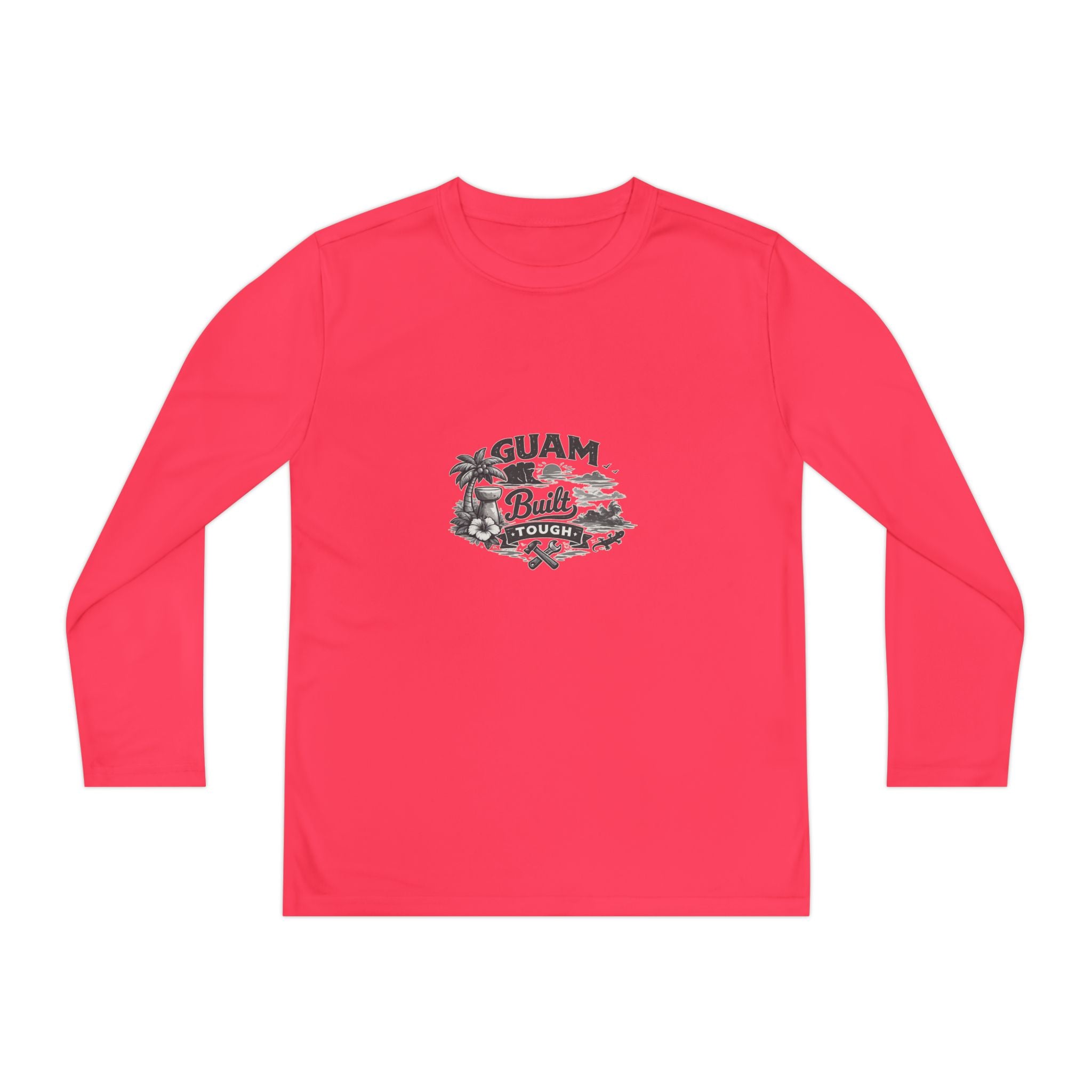 Guam Built Youth Long Sleeve Tee | Island Pride Graphic Shirt