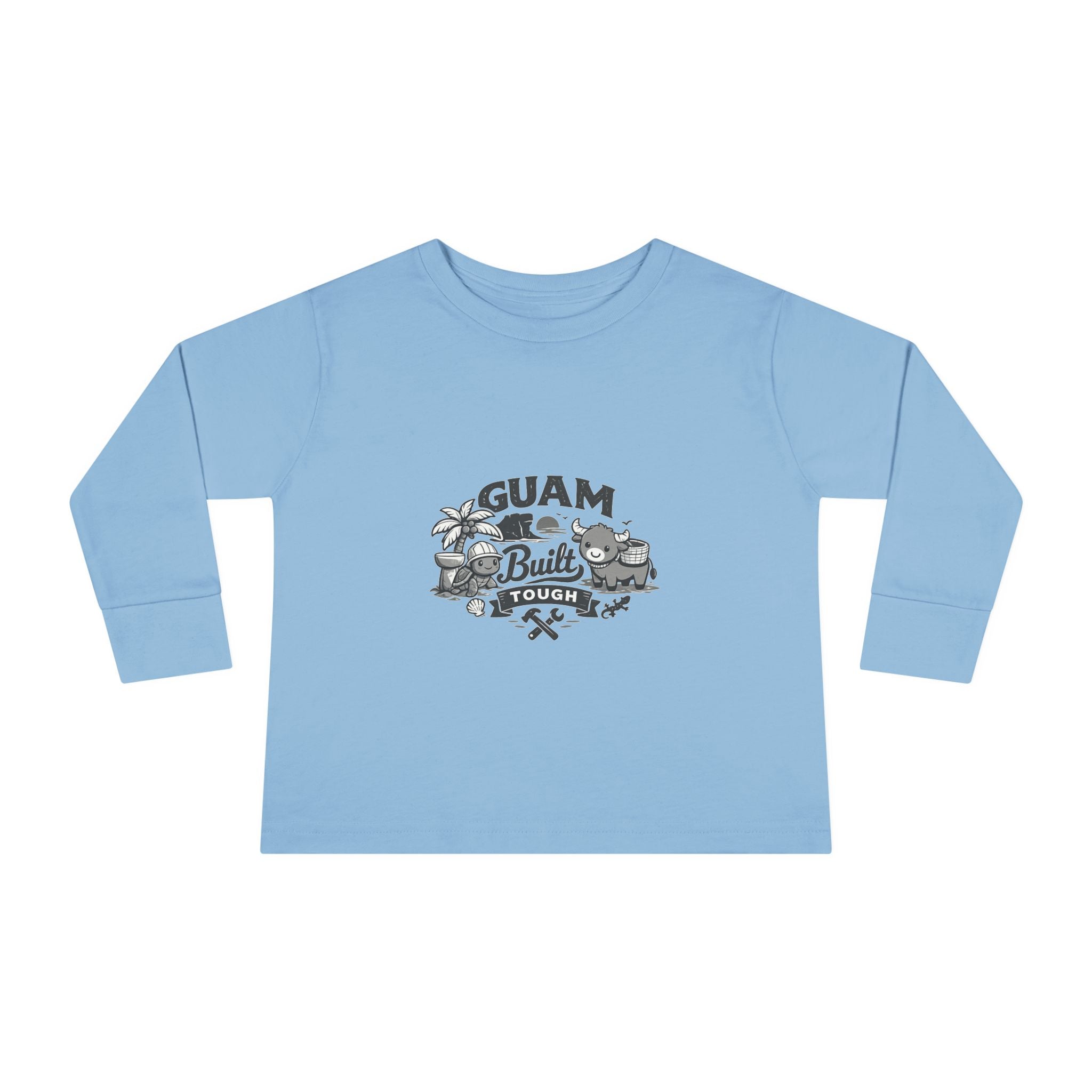 Guam Built Tough Toddler Long Sleeve Tee