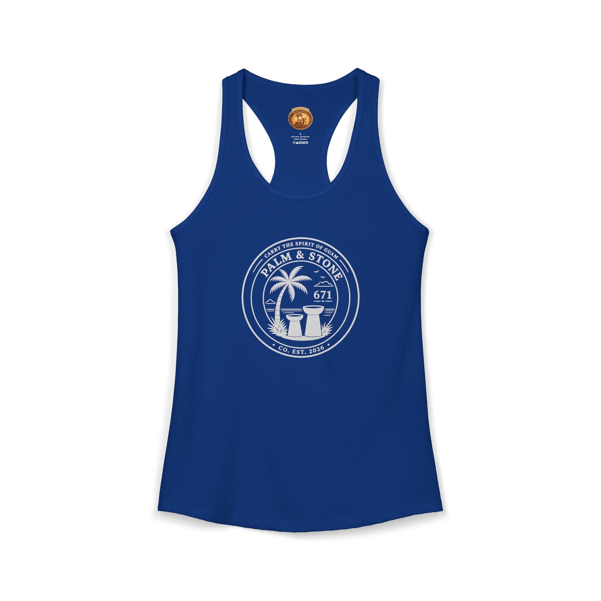 Women's Guam Island Palm | Ideal Racerback Tank