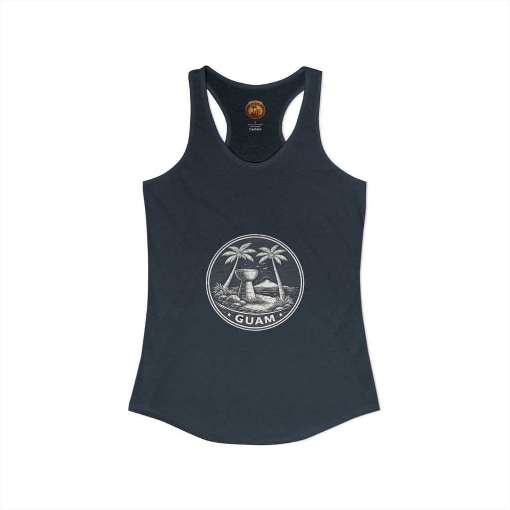Women's Guam Island Palm | Ideal Racerback Tank