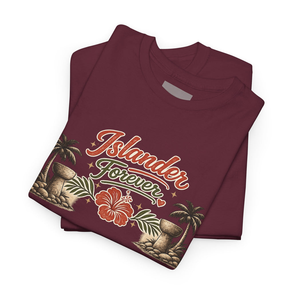 Personalized Islander Forever Unisex Heavy Cotton Tee (sample mockup)