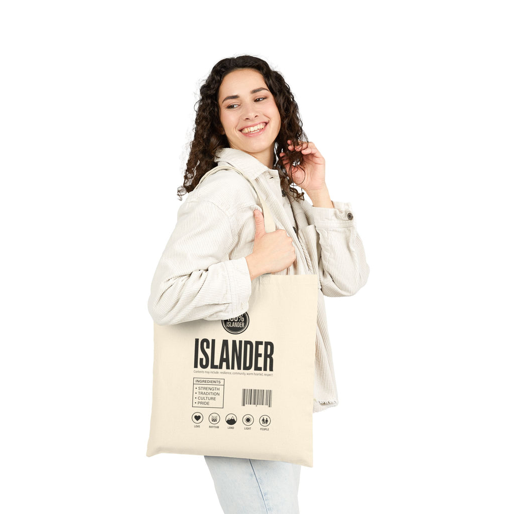 100% Islander Cotton Canvas Tote Bag