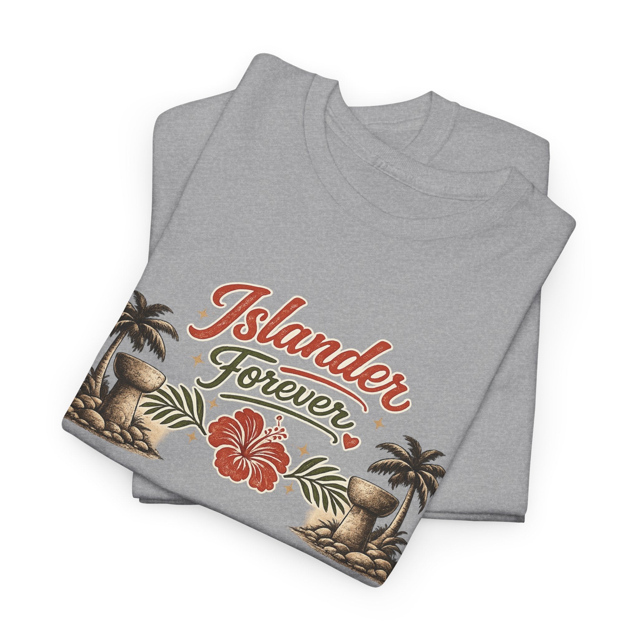 Personalized Islander Forever Unisex Heavy Cotton Tee (sample mockup)