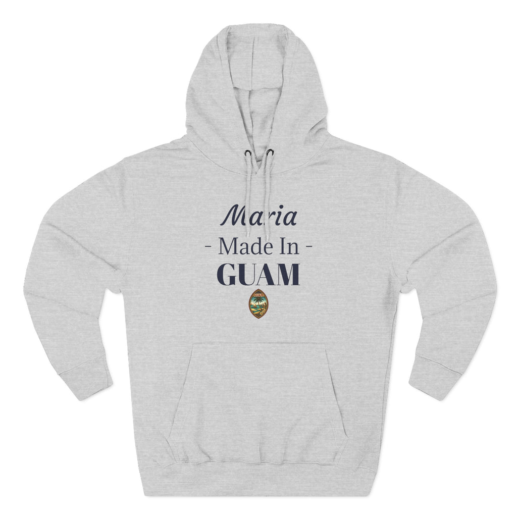 Made in Guam Personalized Hoodie | Customized Name Fleece Pullover