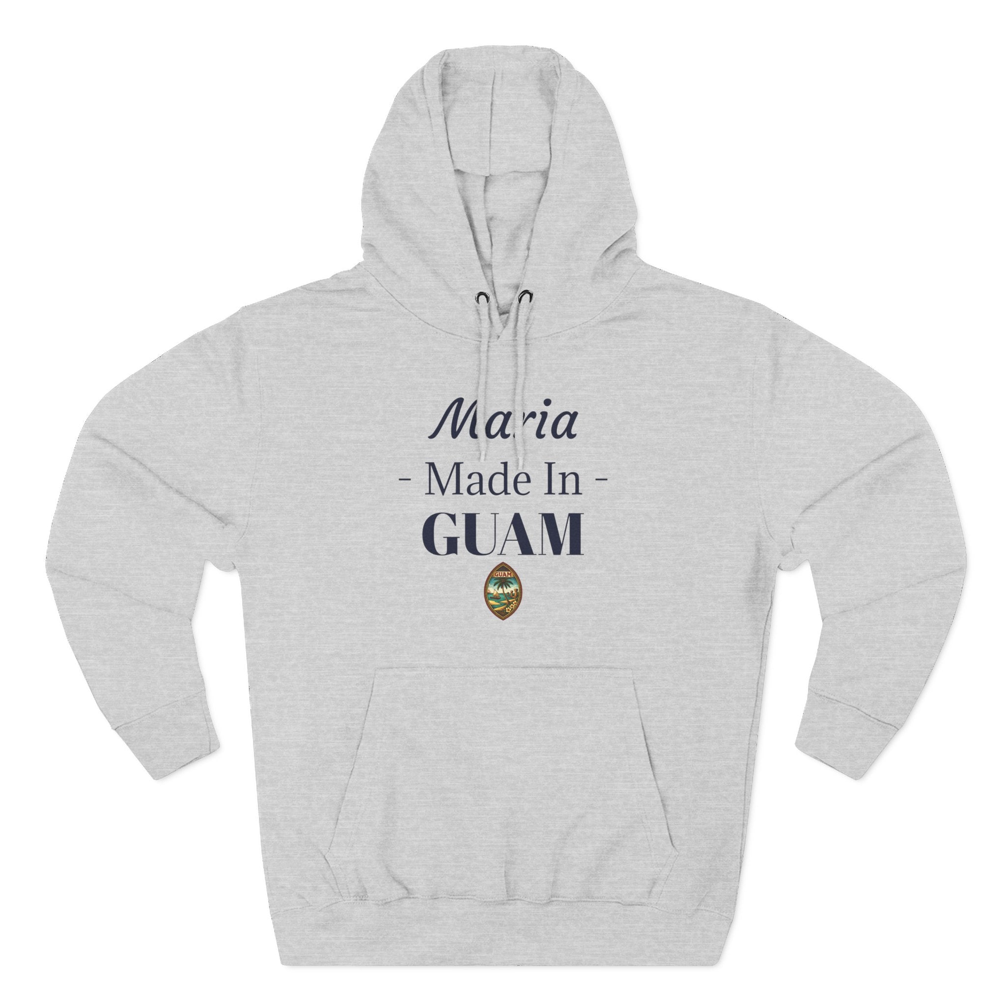 Made in Guam Personalized Hoodie | Customized Name Fleece Pullover