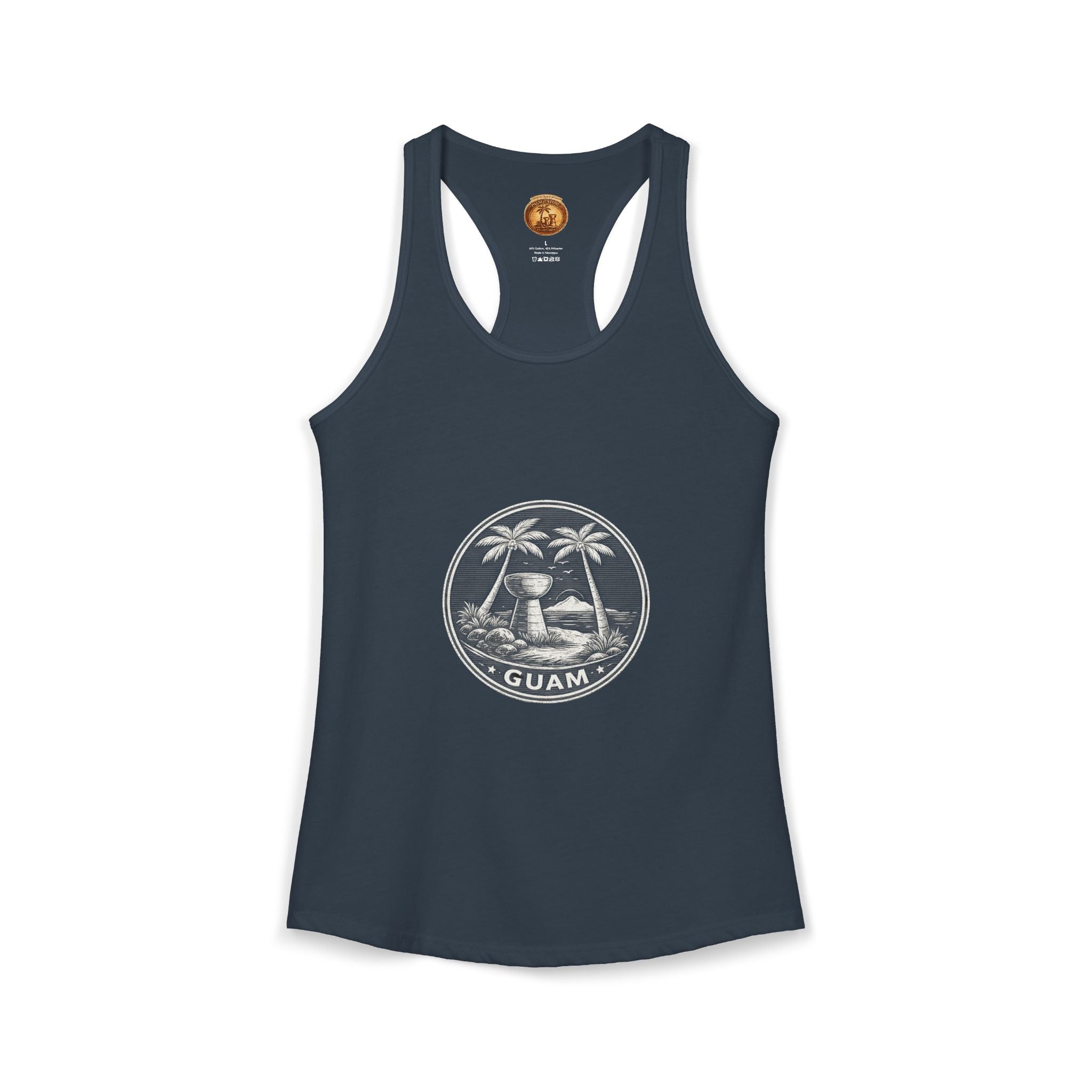 Women's Guam Island Palm | Ideal Racerback Tank
