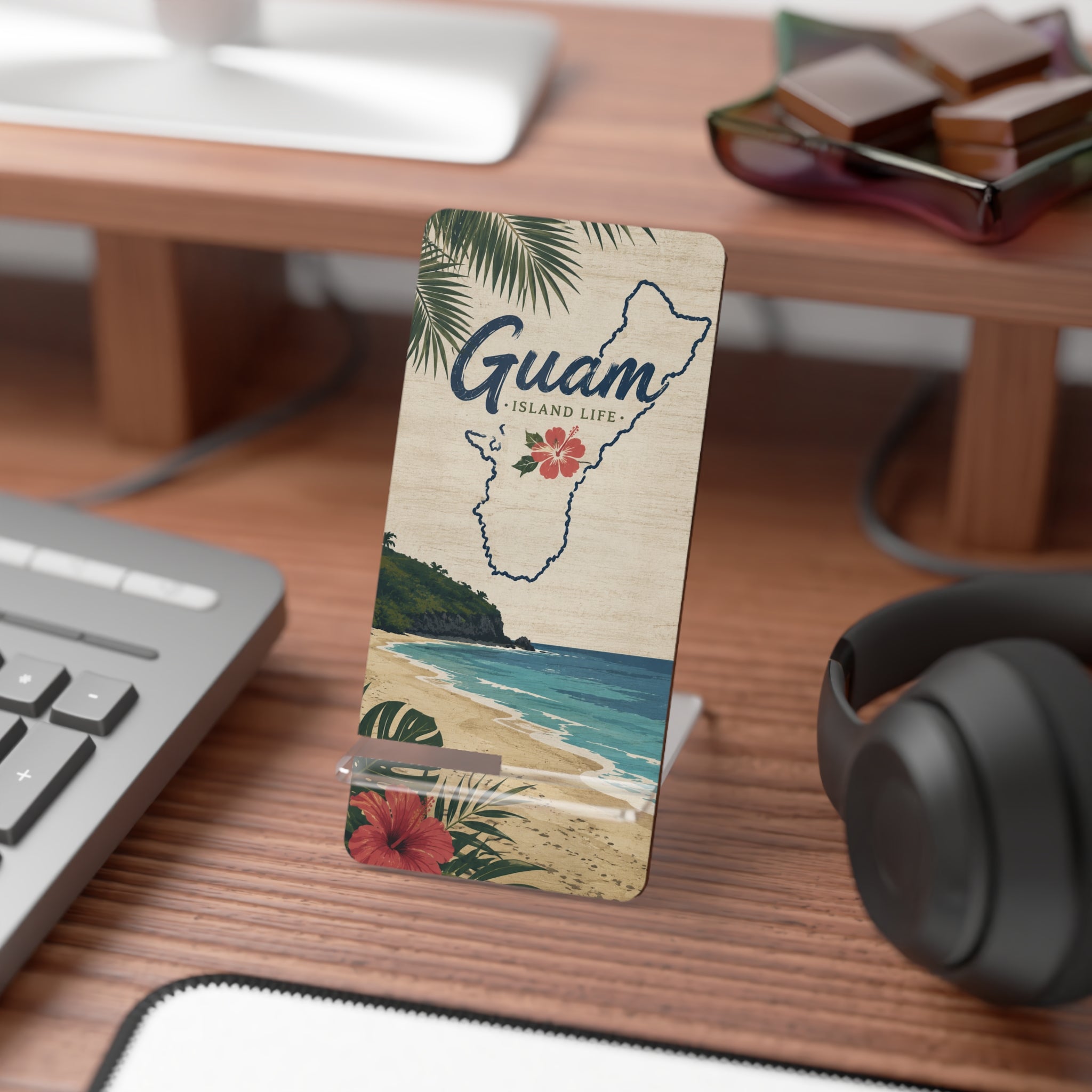 Personalized Wooden Smartphone Stand (add your logo/image or buy as is)