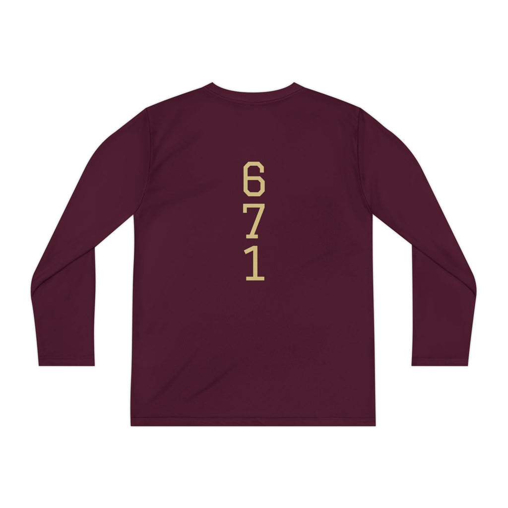 Guam 671 Long Sleeve Youth Tee "Where America's Day Begins"