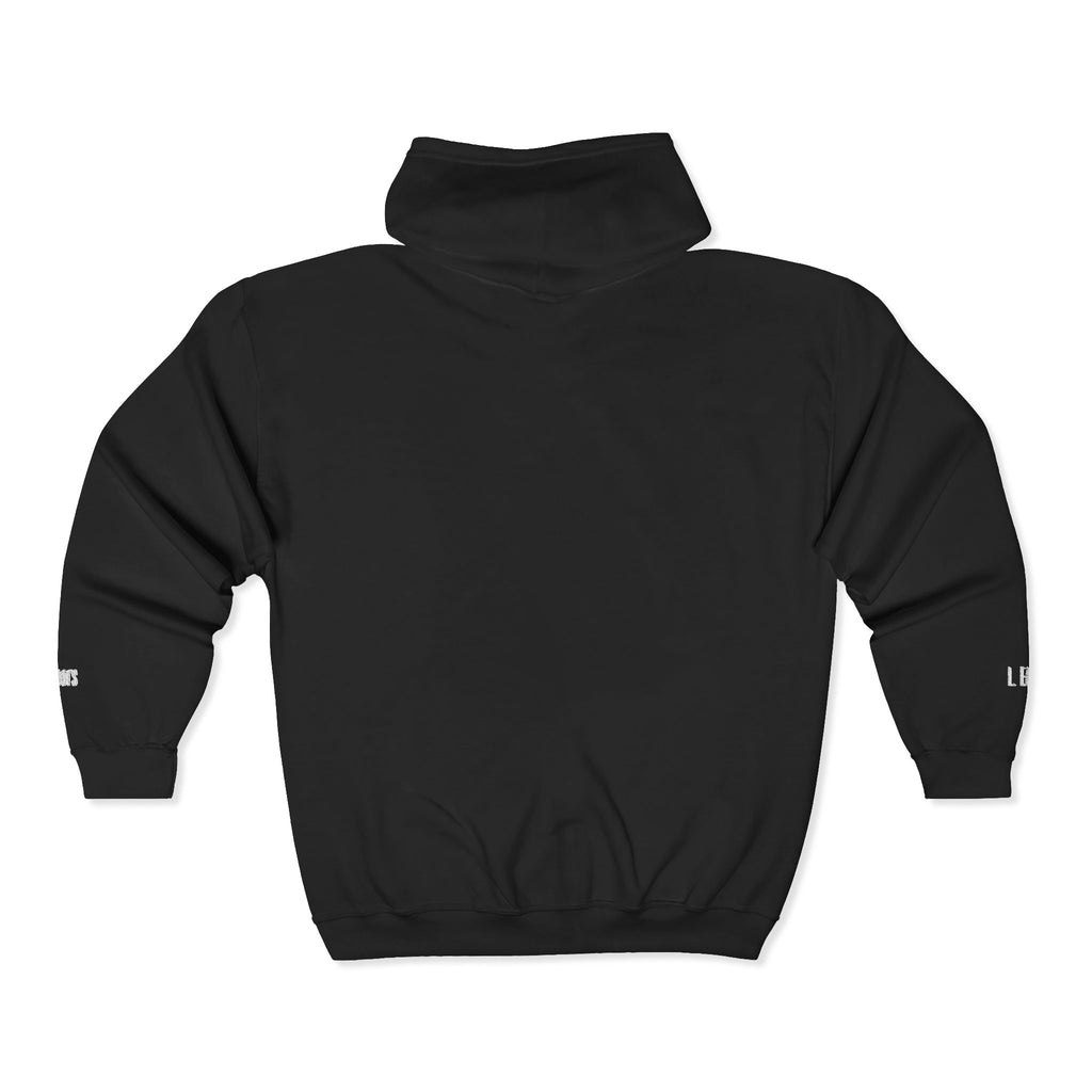 Personalized Unisex Heavy Blend™ Full Zip Hooded Sweatshirt (Add your school name, logo, subject, initials)