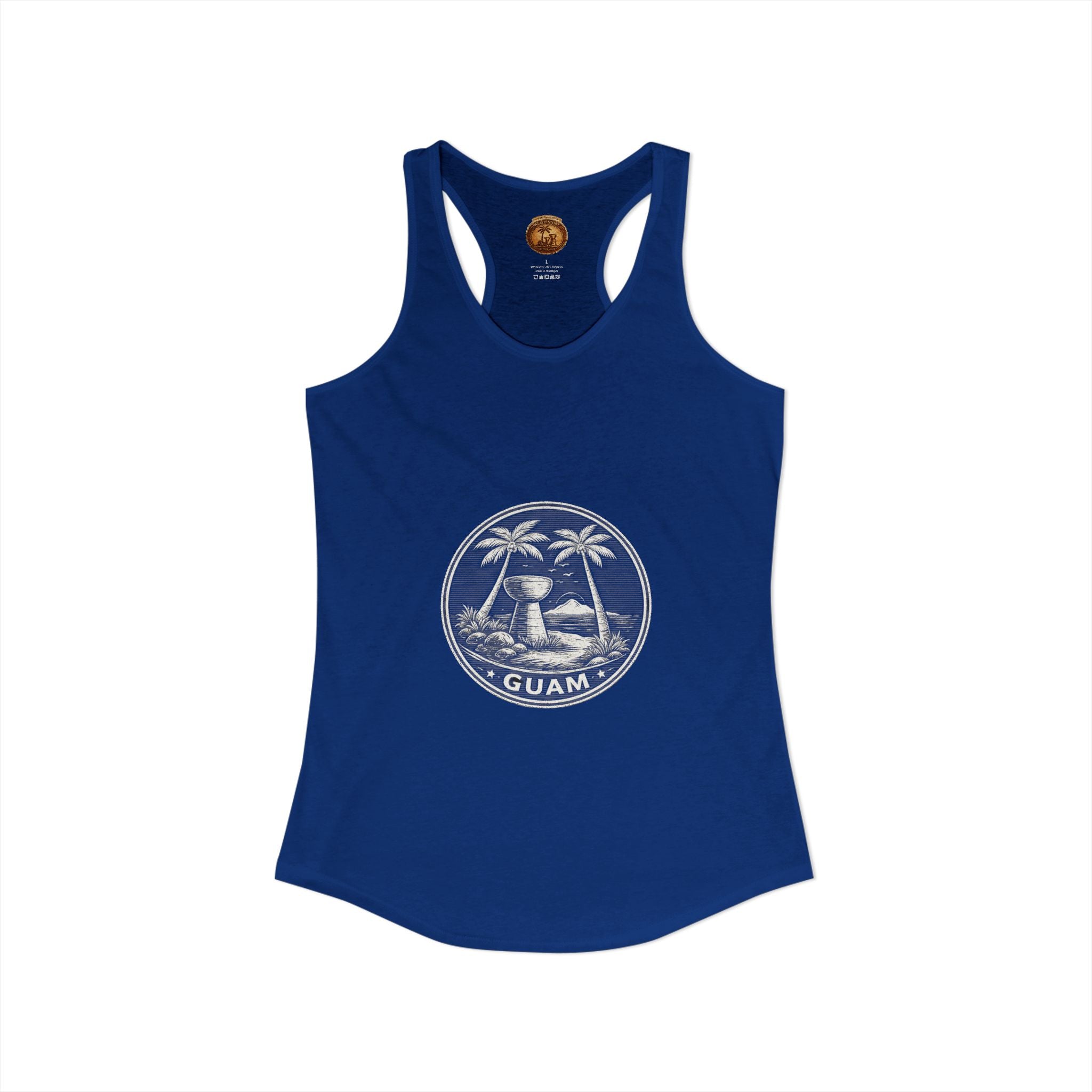 Women's Guam Island Palm | Ideal Racerback Tank