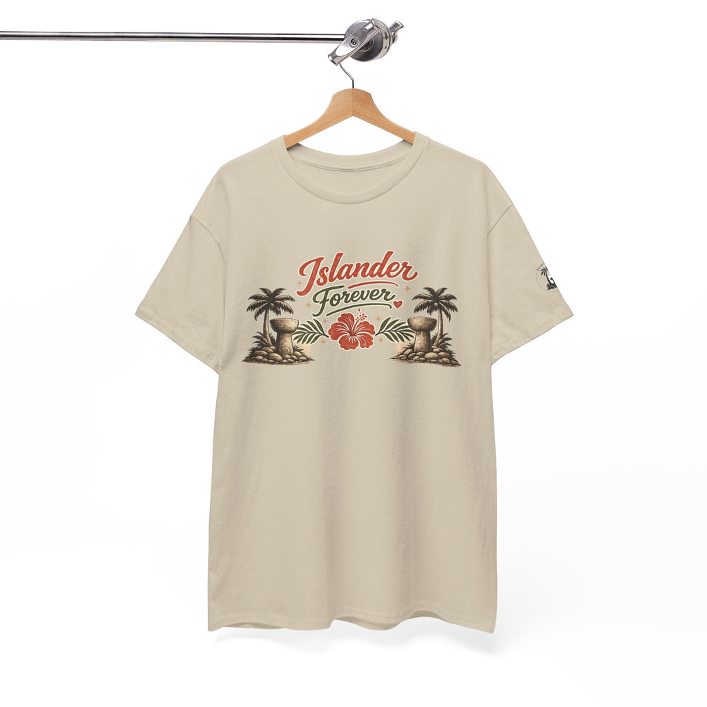 Personalized Islander Forever Unisex Heavy Cotton Tee (sample mockup)