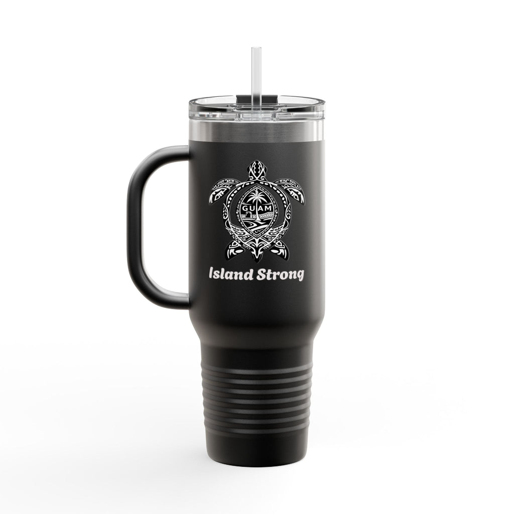 40oz Insulated Travel Mug | Personalized Name | Mason Sea Turtle Design