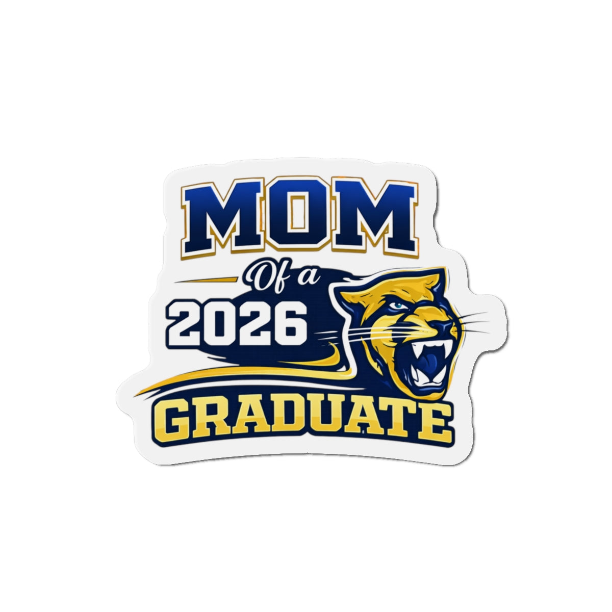 Personalized Graduate Die-Cut Magnet