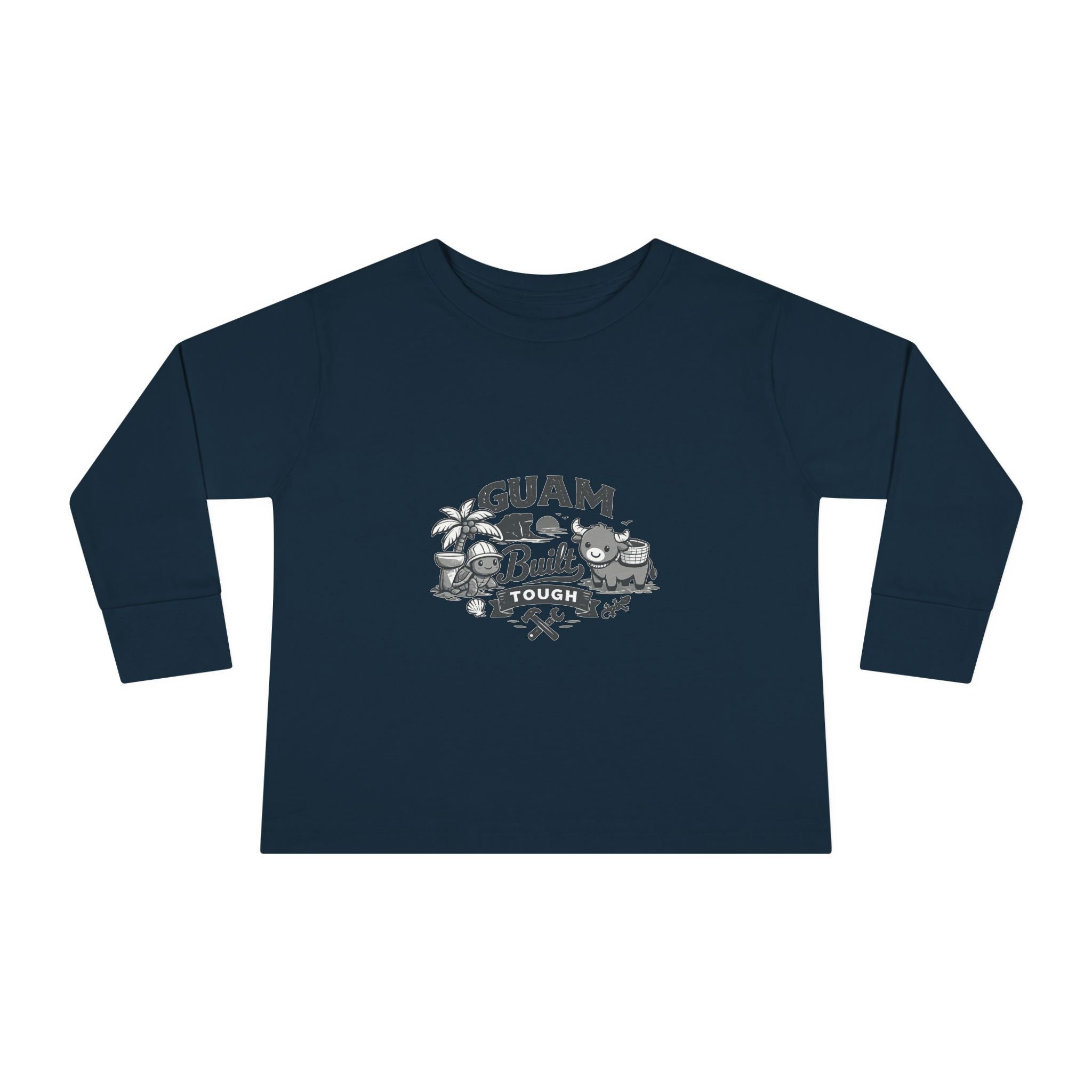 Guam Built Tough Toddler Long Sleeve Tee
