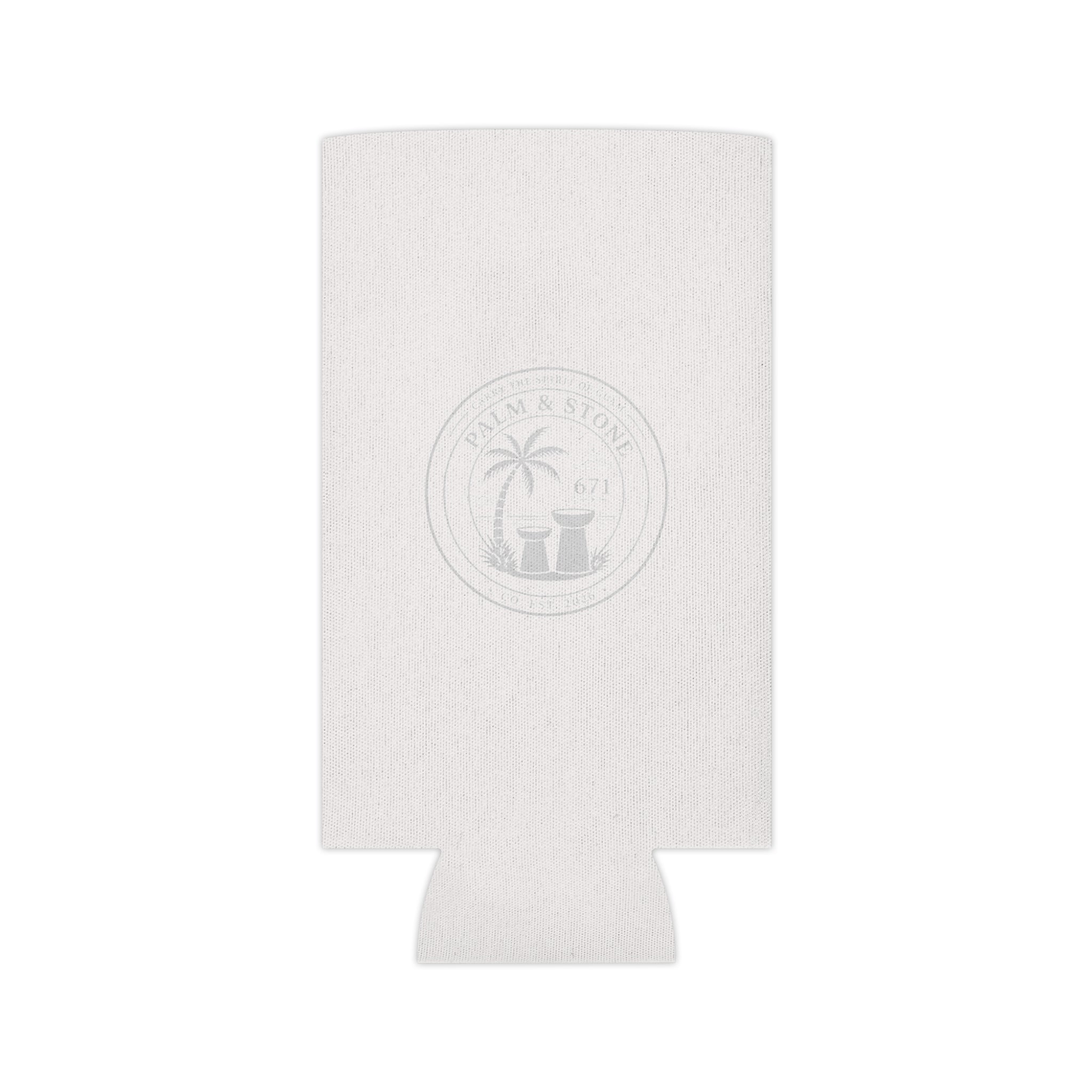 WHITE Guam Seal Tampa Can Cooler/Koozie