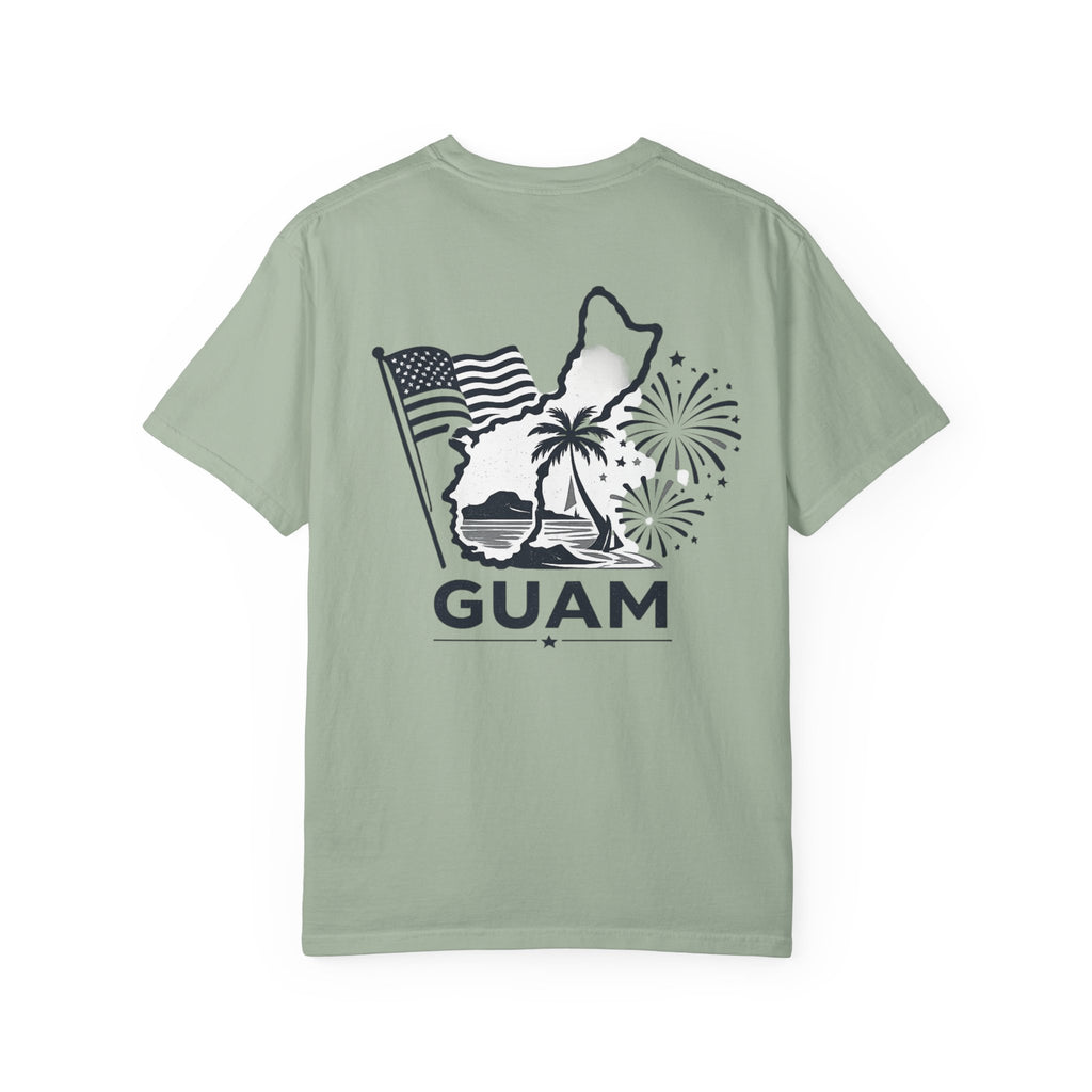 Adults Unisex 4th of July Island-Style T-Shirt
