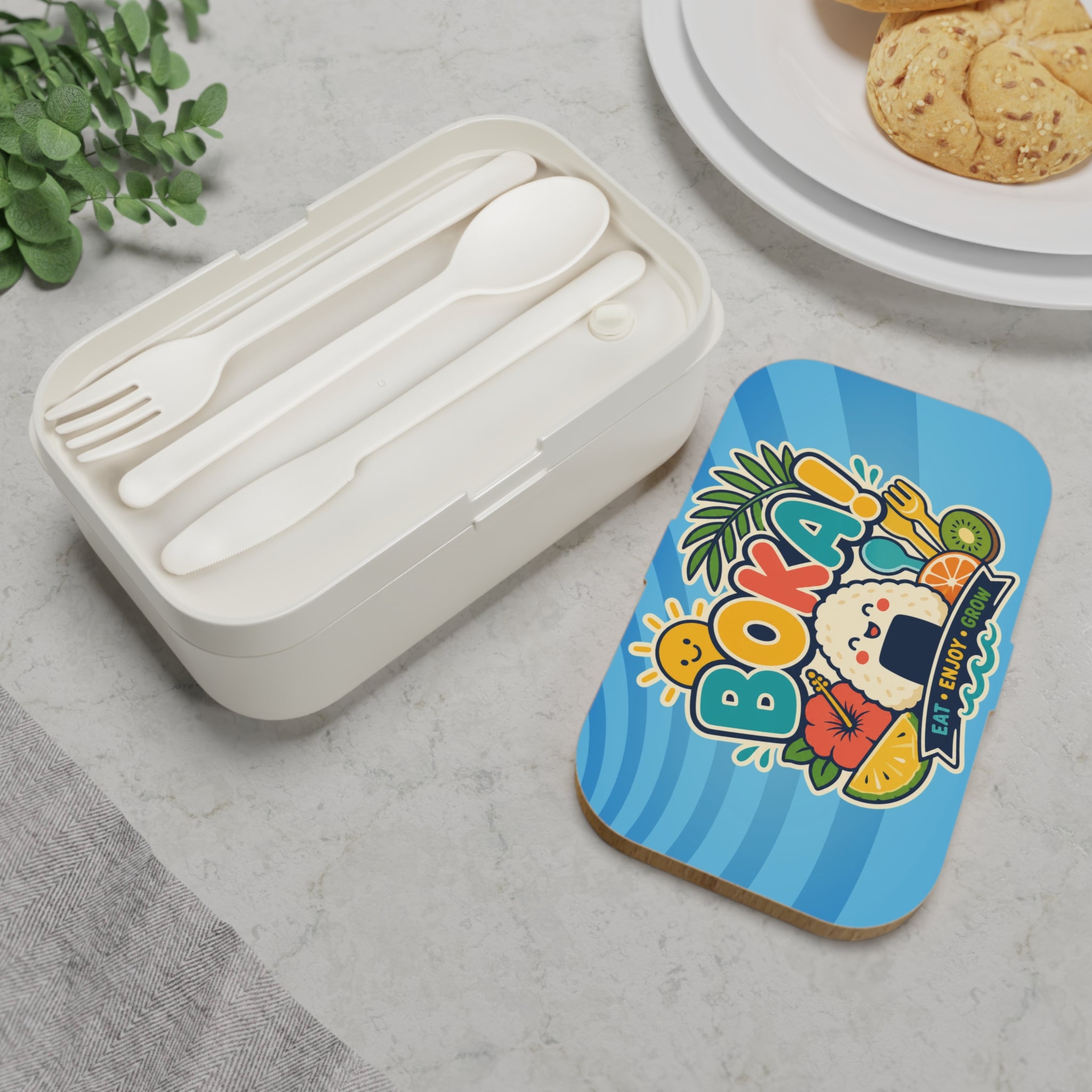 Personalized Bento Lunch Box (Add your own image, name or text)