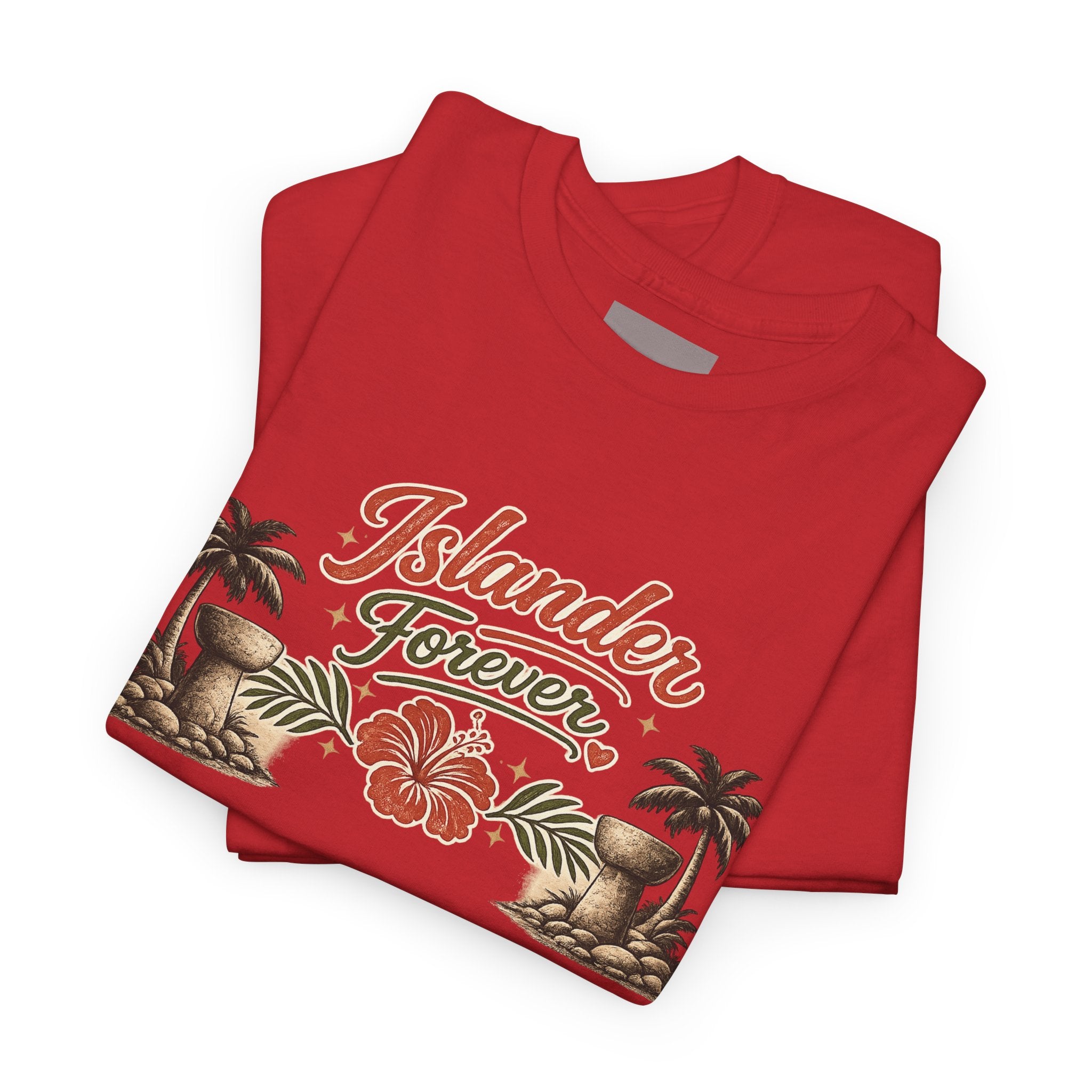 Personalized Islander Forever Unisex Heavy Cotton Tee (sample mockup)