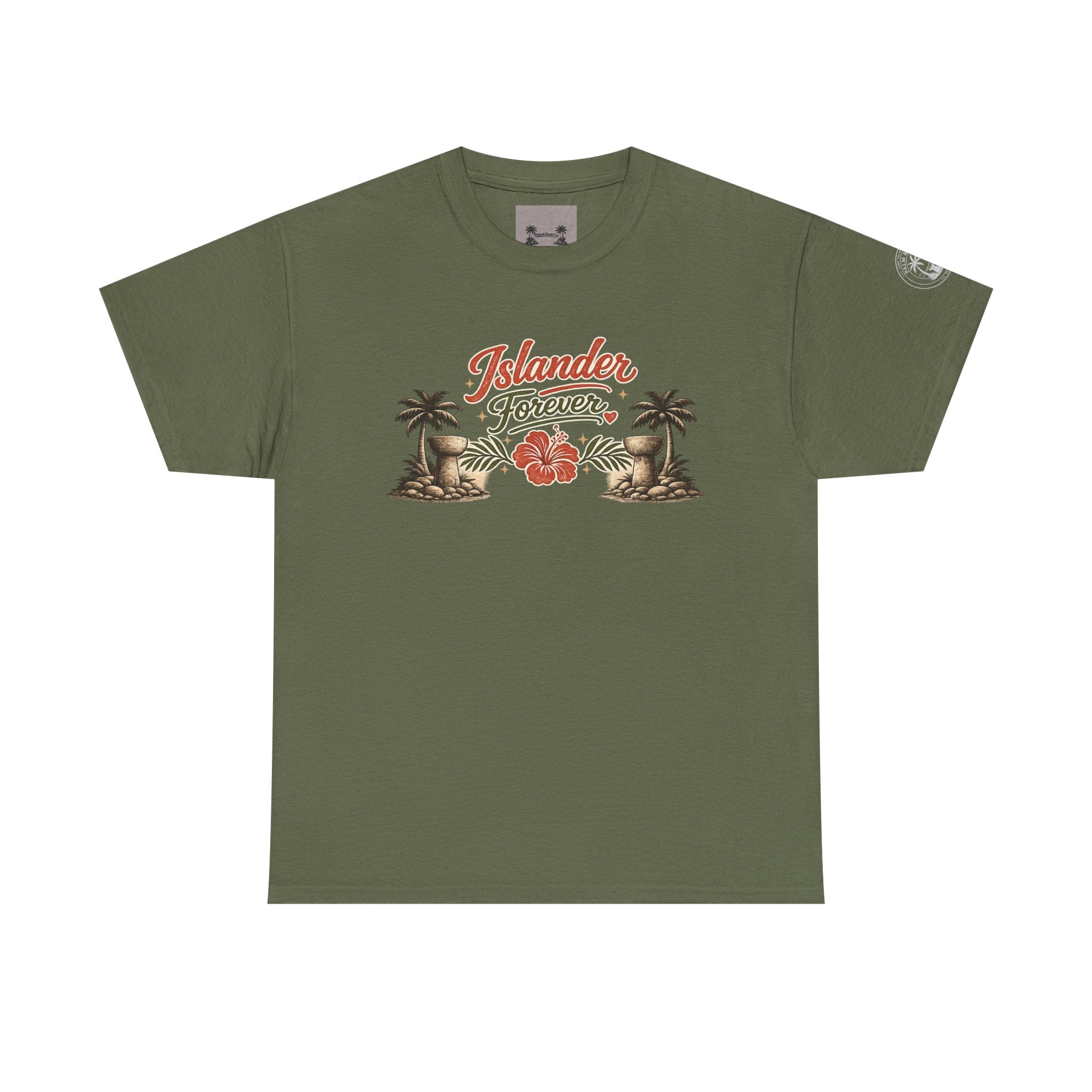 Personalized Islander Forever Unisex Heavy Cotton Tee (sample mockup)