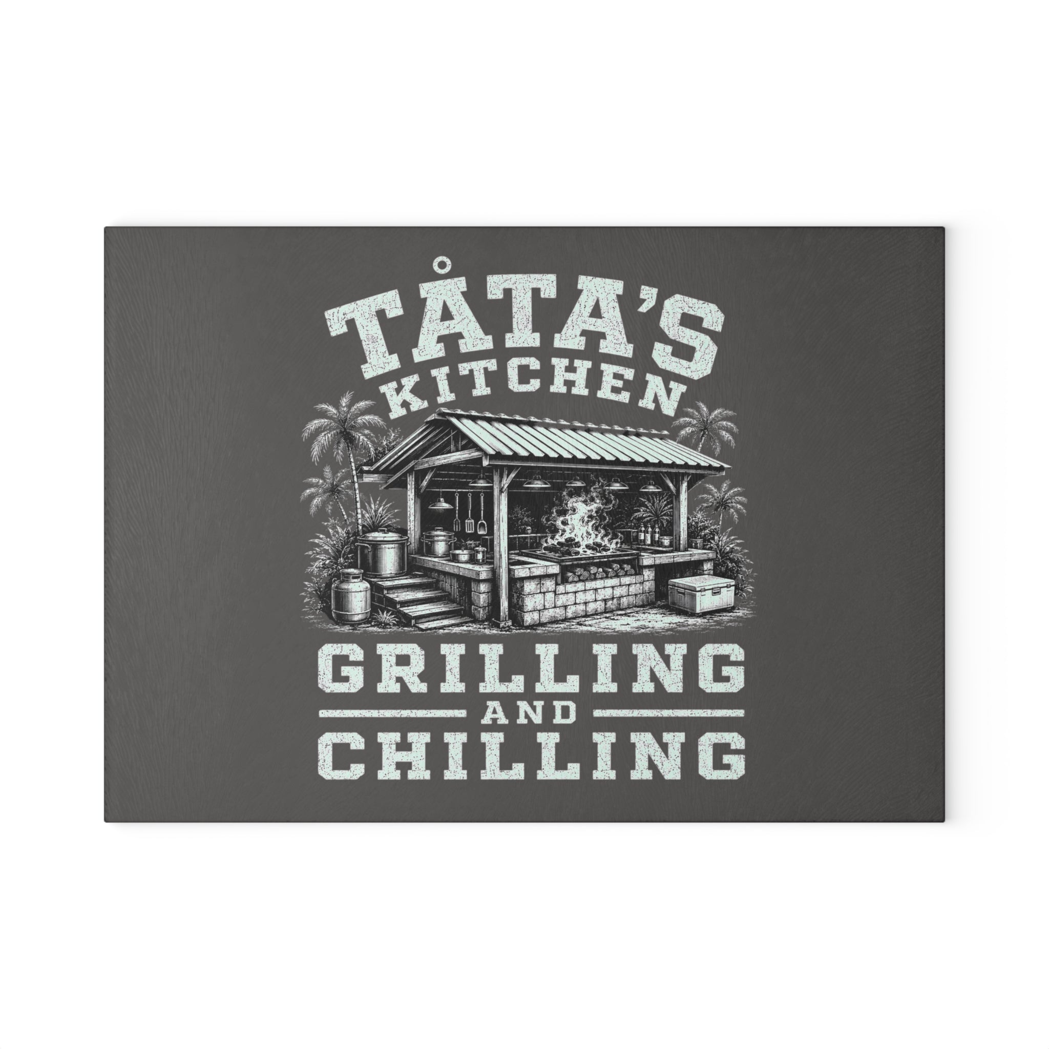 Cutting Board | “Tata’s Kitchen: Grilling and Chilling” BBQ Design