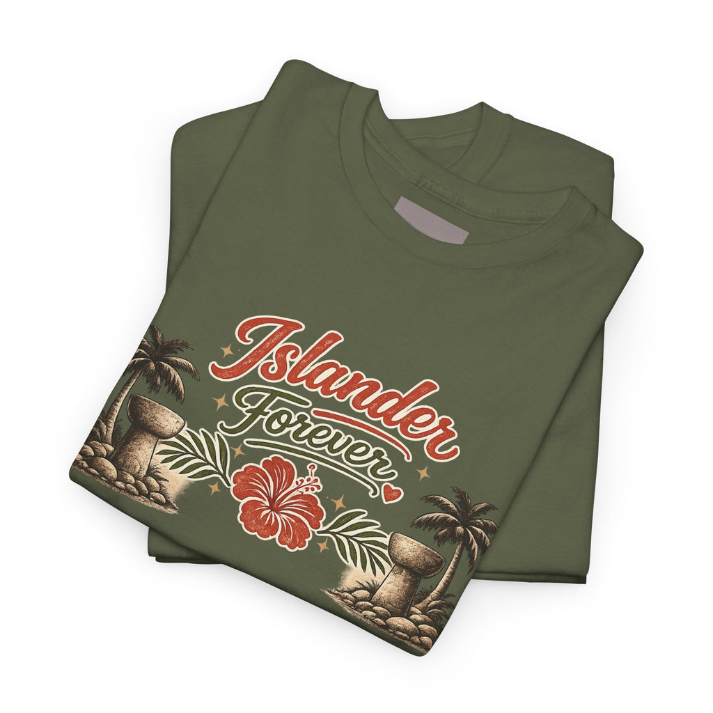 Personalized Islander Forever Unisex Heavy Cotton Tee (sample mockup)