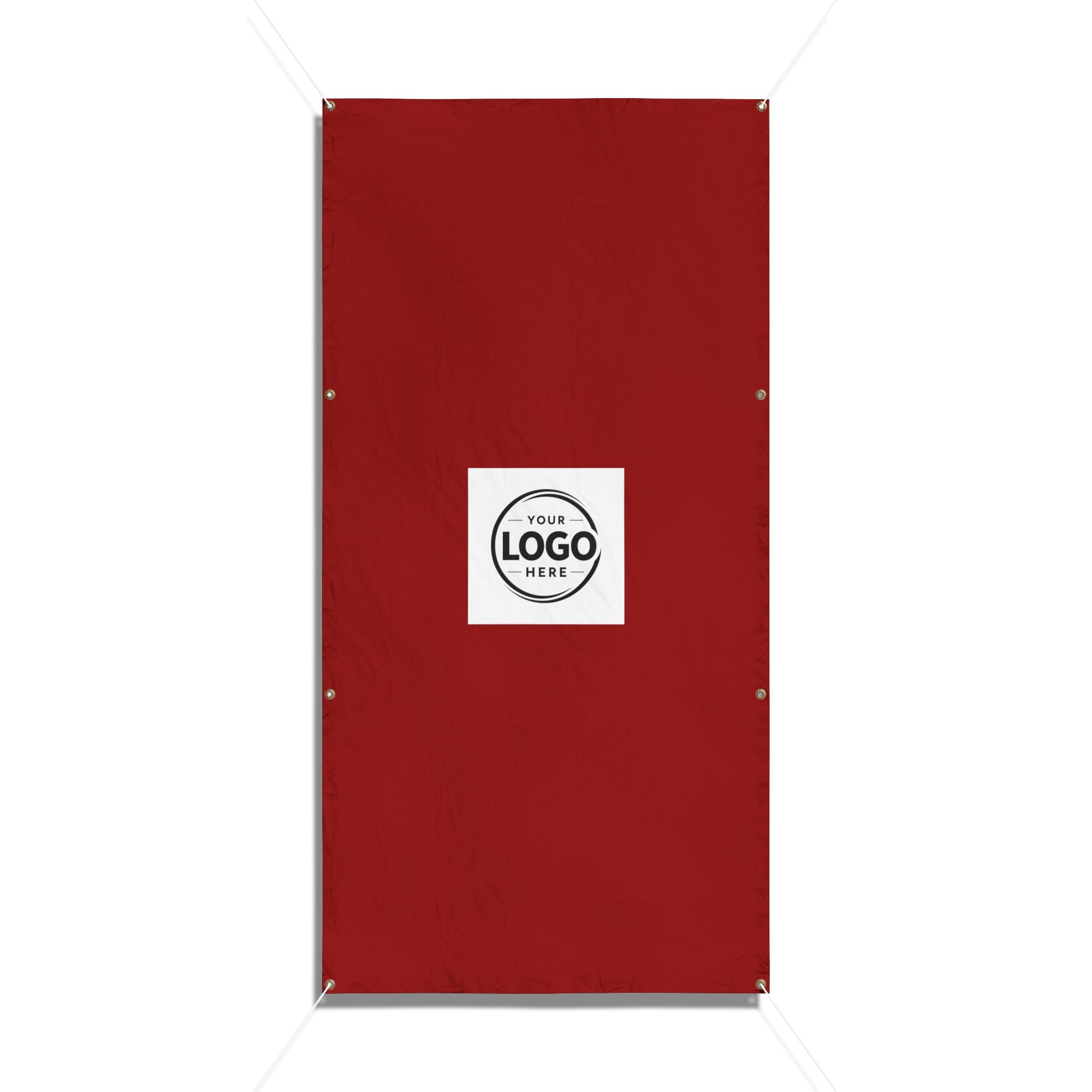 Custom Logo Vinyl Banner — Outdoor Advertising Banner with Grommets