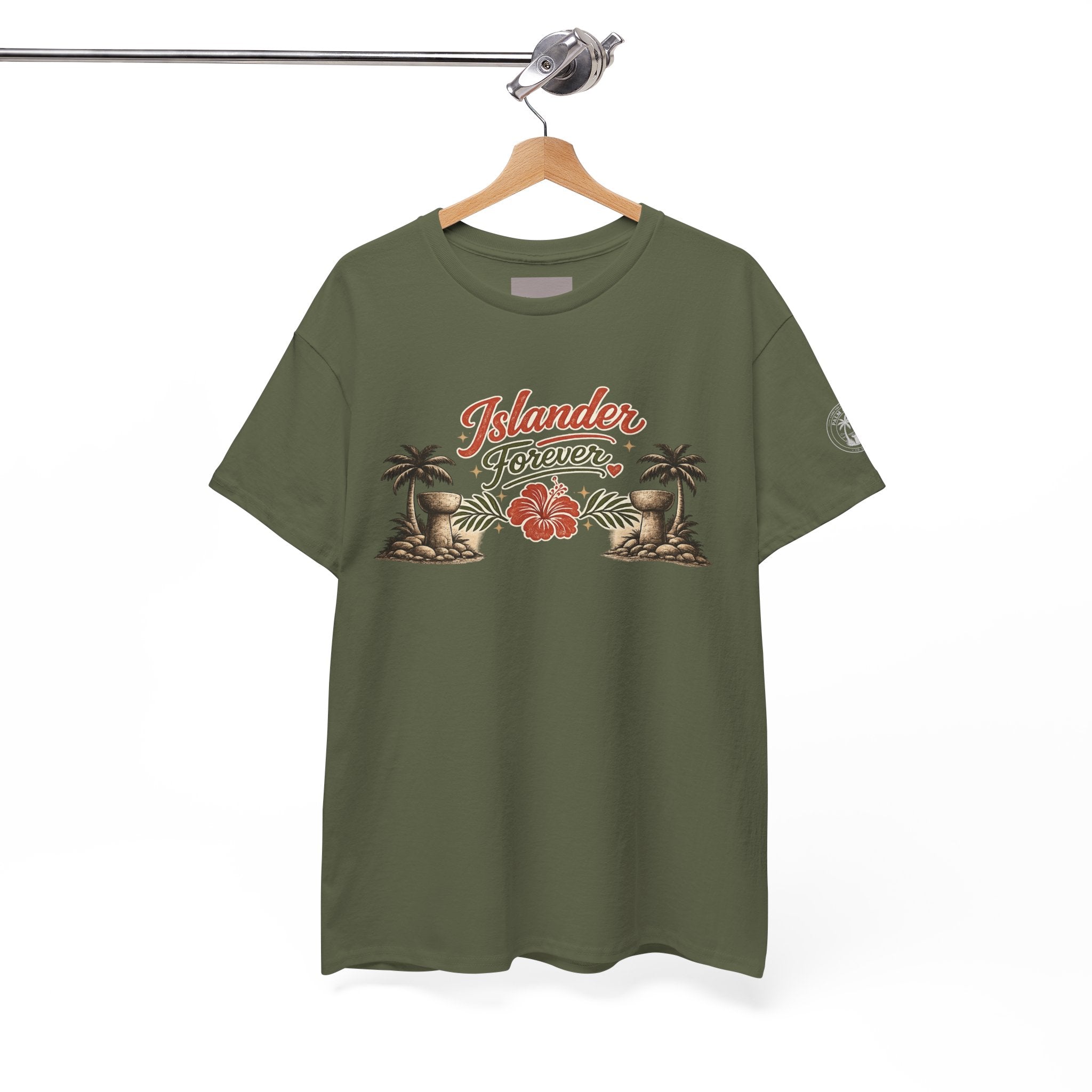 Personalized Islander Forever Unisex Heavy Cotton Tee (sample mockup)