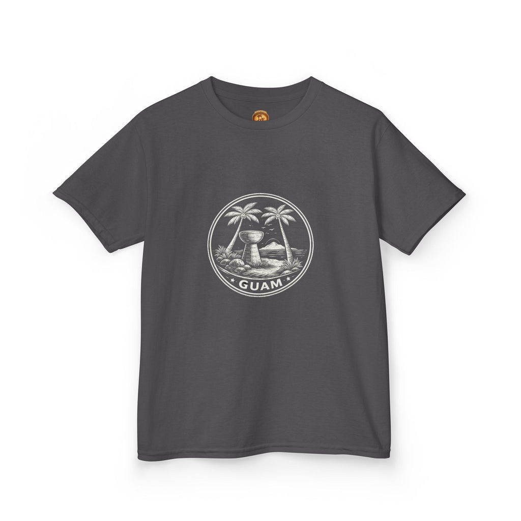 Kids Tee Guam Island Palm Logo