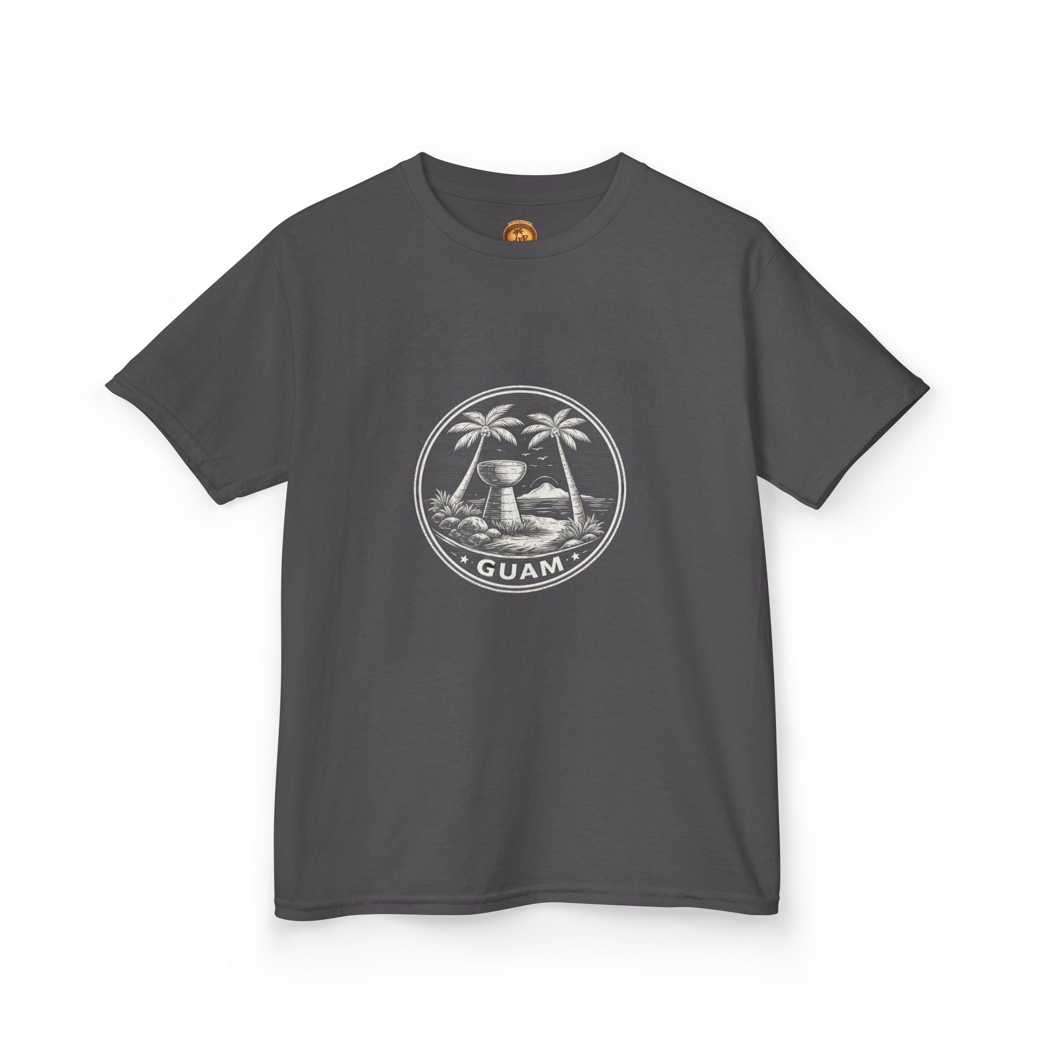 Kids Tee Guam Island Palm Logo