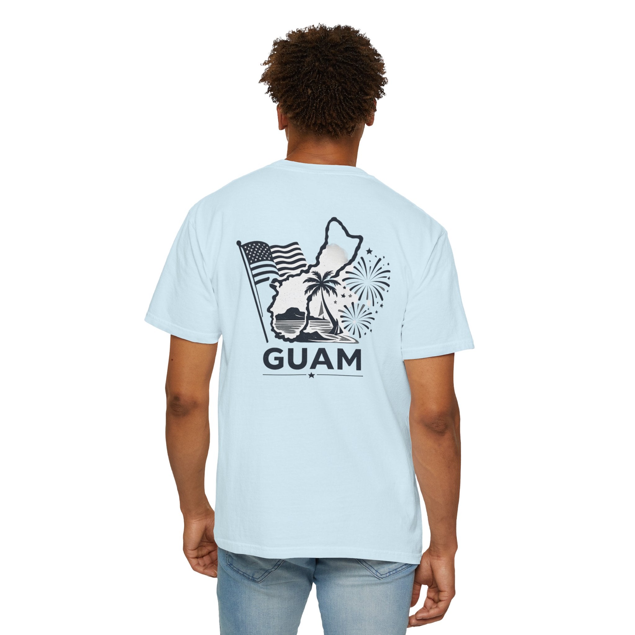 Adults Unisex 4th of July Island-Style T-Shirt
