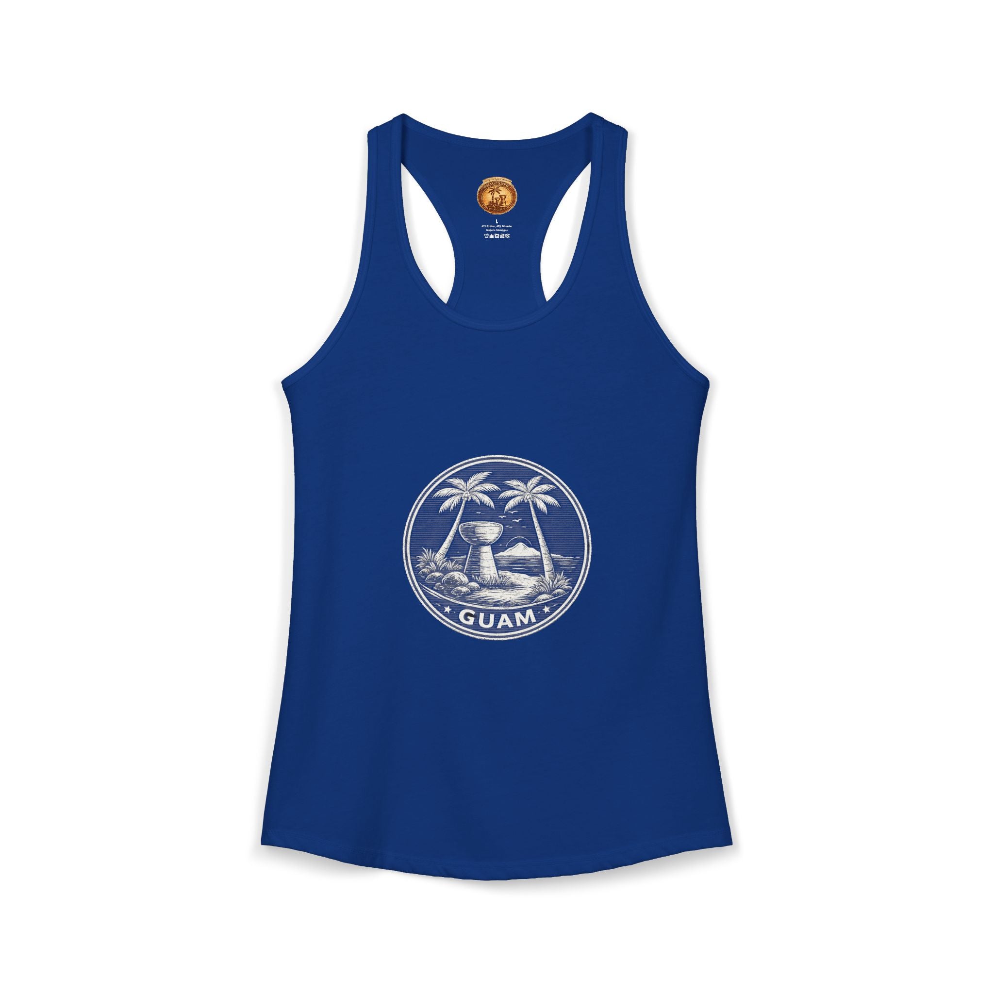 Women's Guam Island Palm | Ideal Racerback Tank