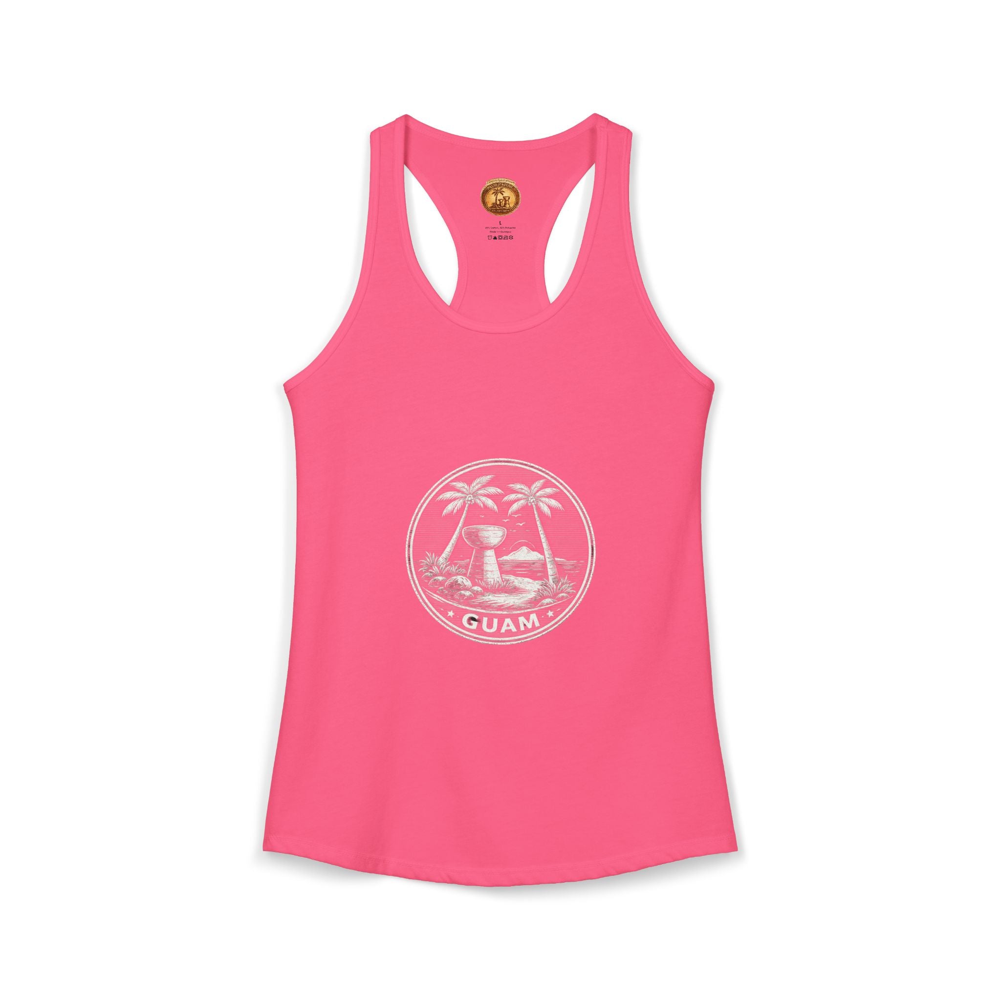 Women's Guam Island Palm | Ideal Racerback Tank