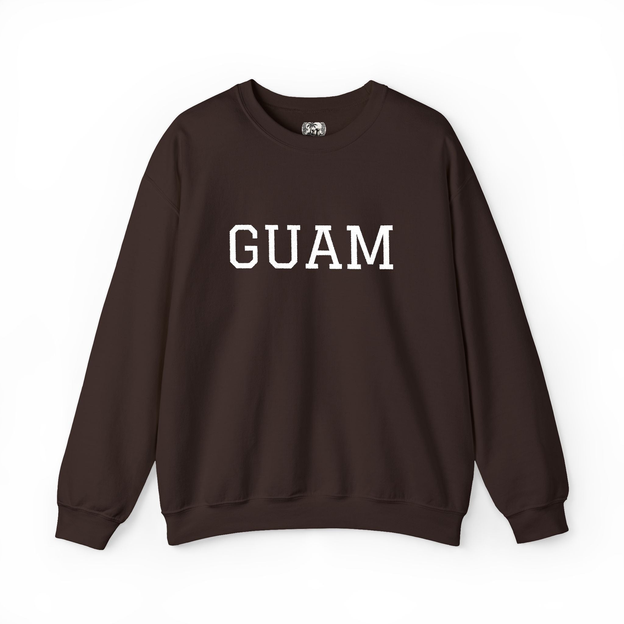 Guam EmbroideredCrewneck Sweatshirt | Personalized Text