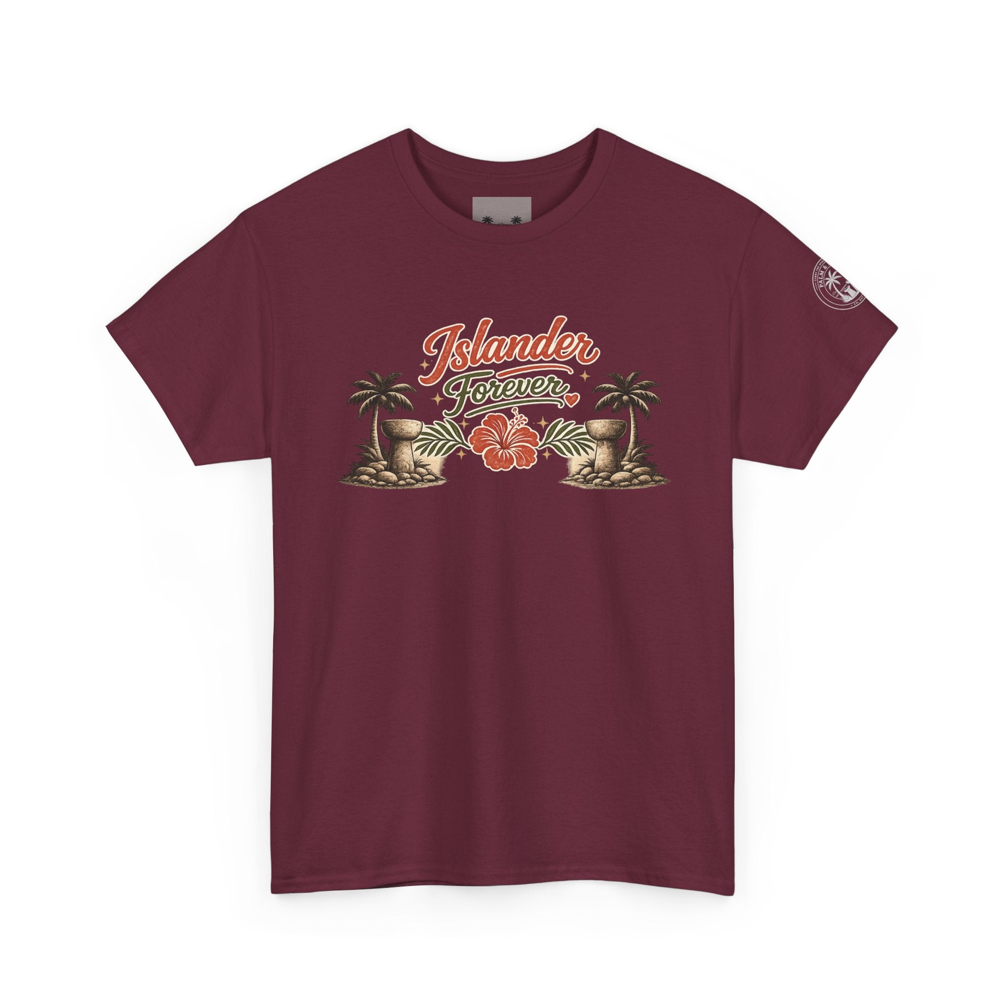 Personalized Islander Forever Unisex Heavy Cotton Tee (sample mockup)