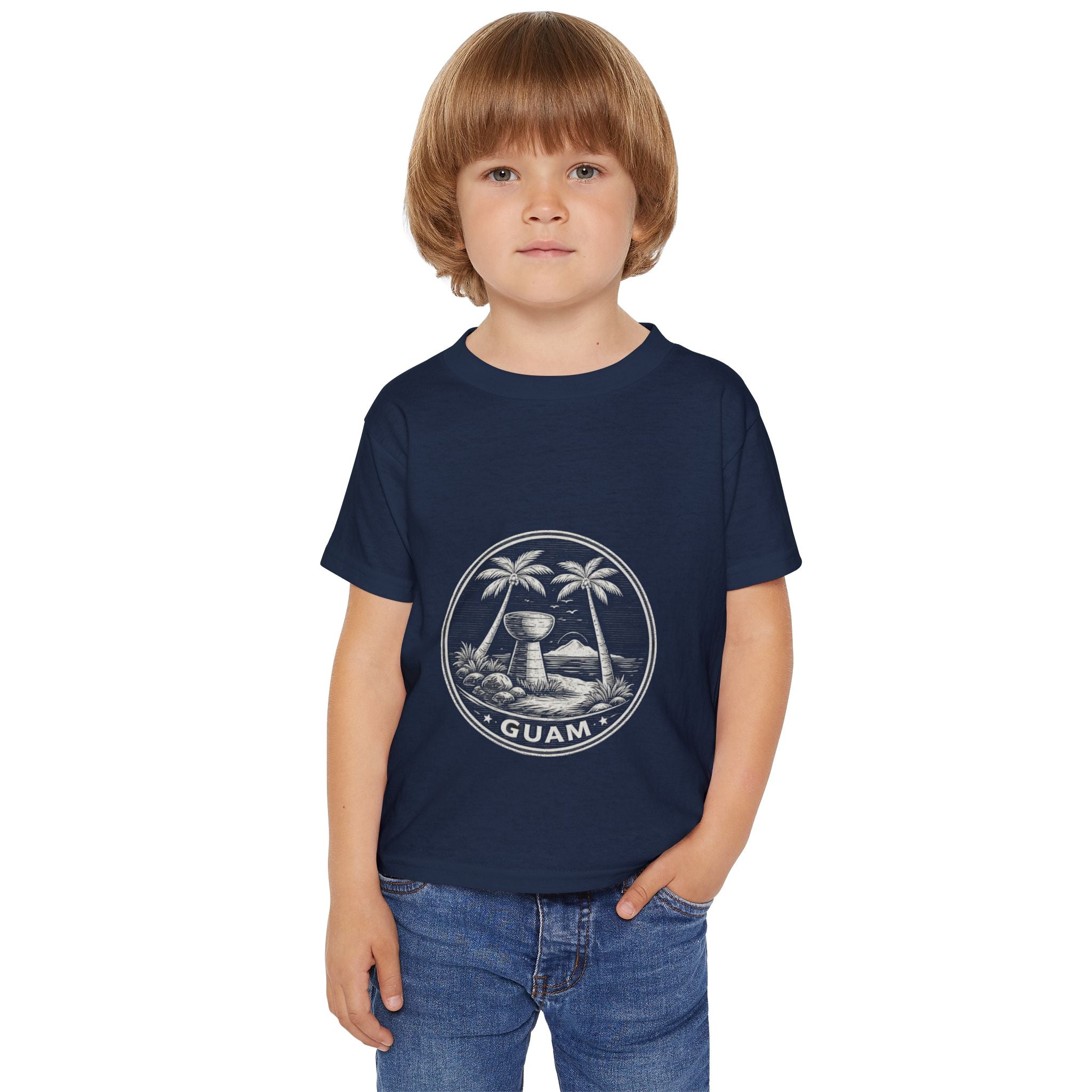 Toddler T-Shirt Guam Island Palm Logo