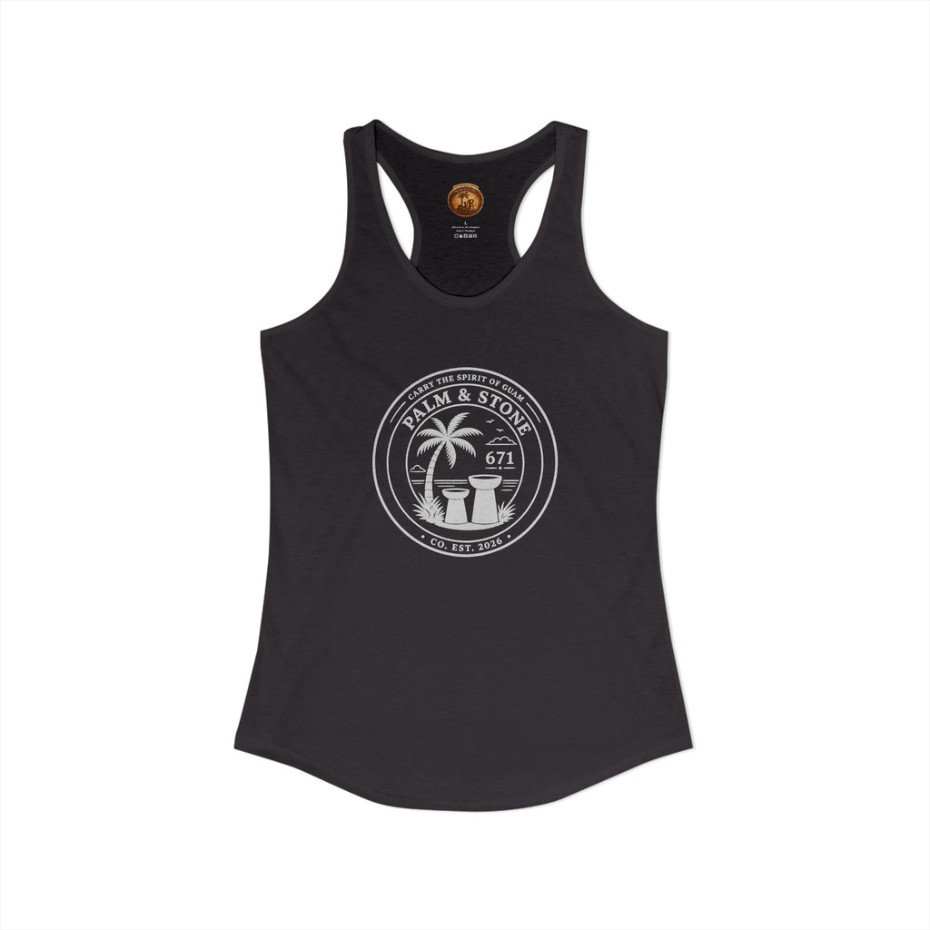 Women's Guam Island Palm | Ideal Racerback Tank