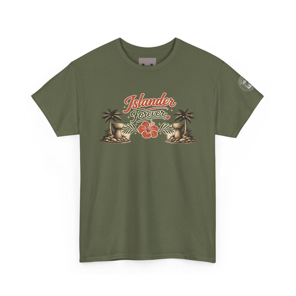 Personalized Islander Forever Unisex Heavy Cotton Tee (sample mockup)